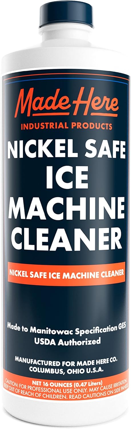 Ice Machine Cleaner - Nickel-Safe Descaler for Effective Cleaning - Ideal for Nickel Components - Ideal for Home or Commercial Use, 16 OZ, Pack of 1