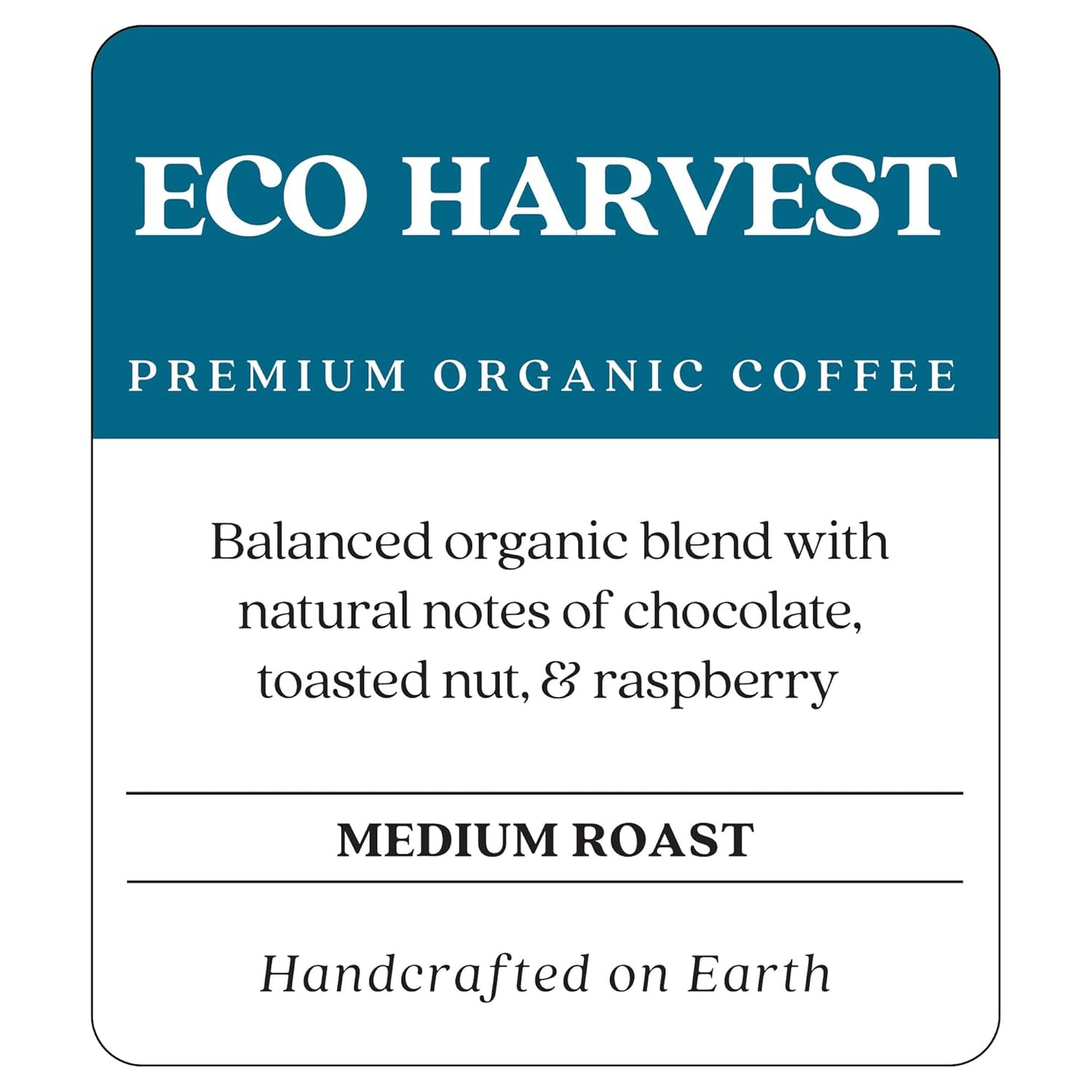 Copper Moon Medium Roast Whole Bean Coffee, Medium Roast, Eco Harvest Organic Blend, 2 Lb