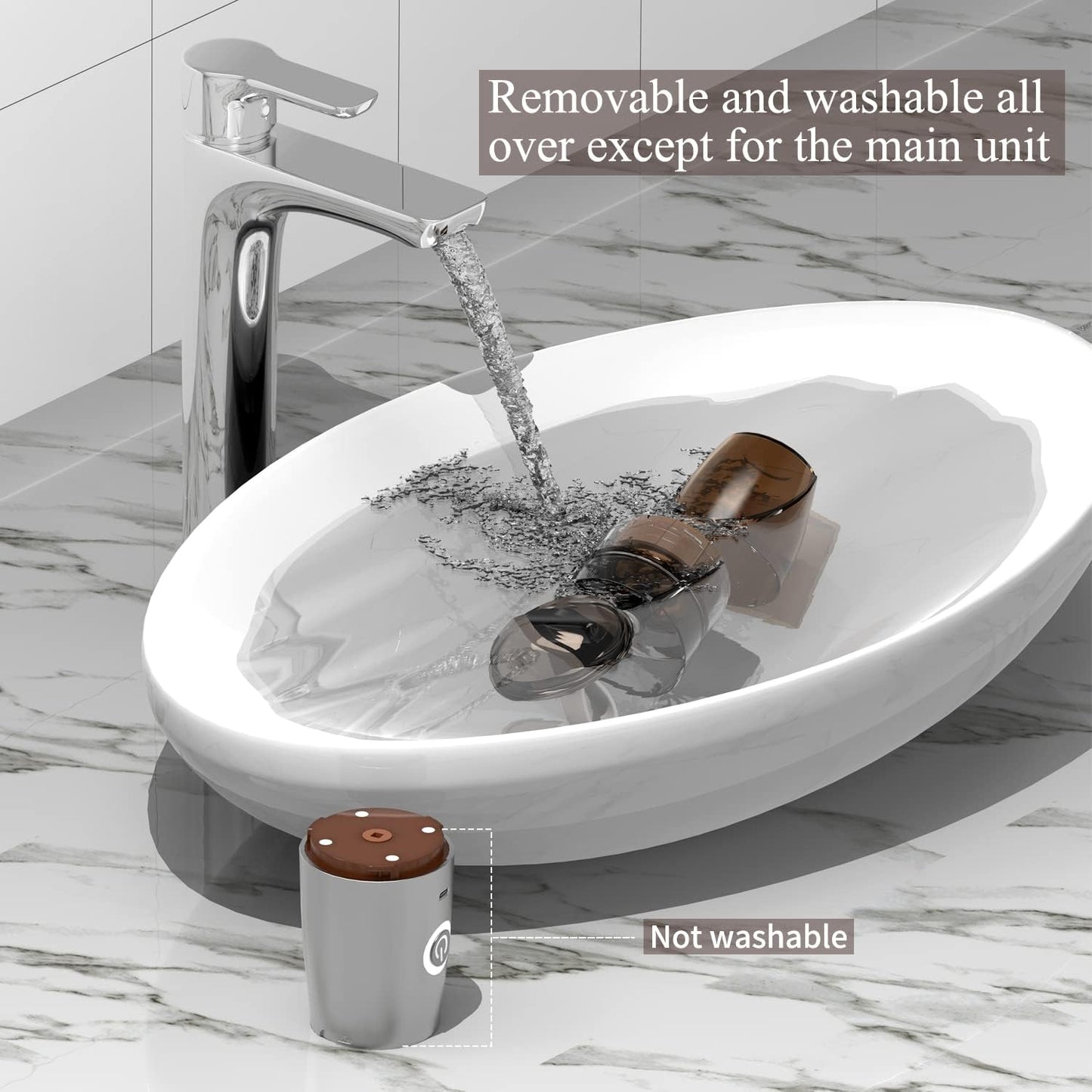 Mulli Upgrade Portable Burr Coffee Grinder,Electric Cafe bean Grind, Adjustable Burr Mill with 5 Precise Grind Setting for Drip/Espresso/French Presses