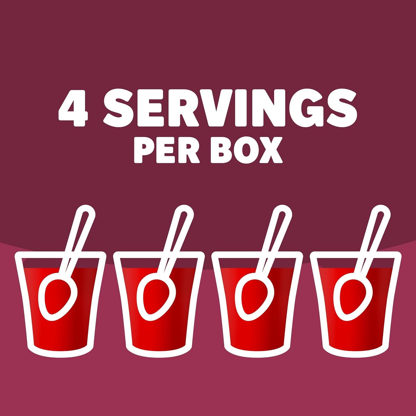 Jell-O Cranberry Gelatin Dessert, 3oz Boxes (Pack of 12)