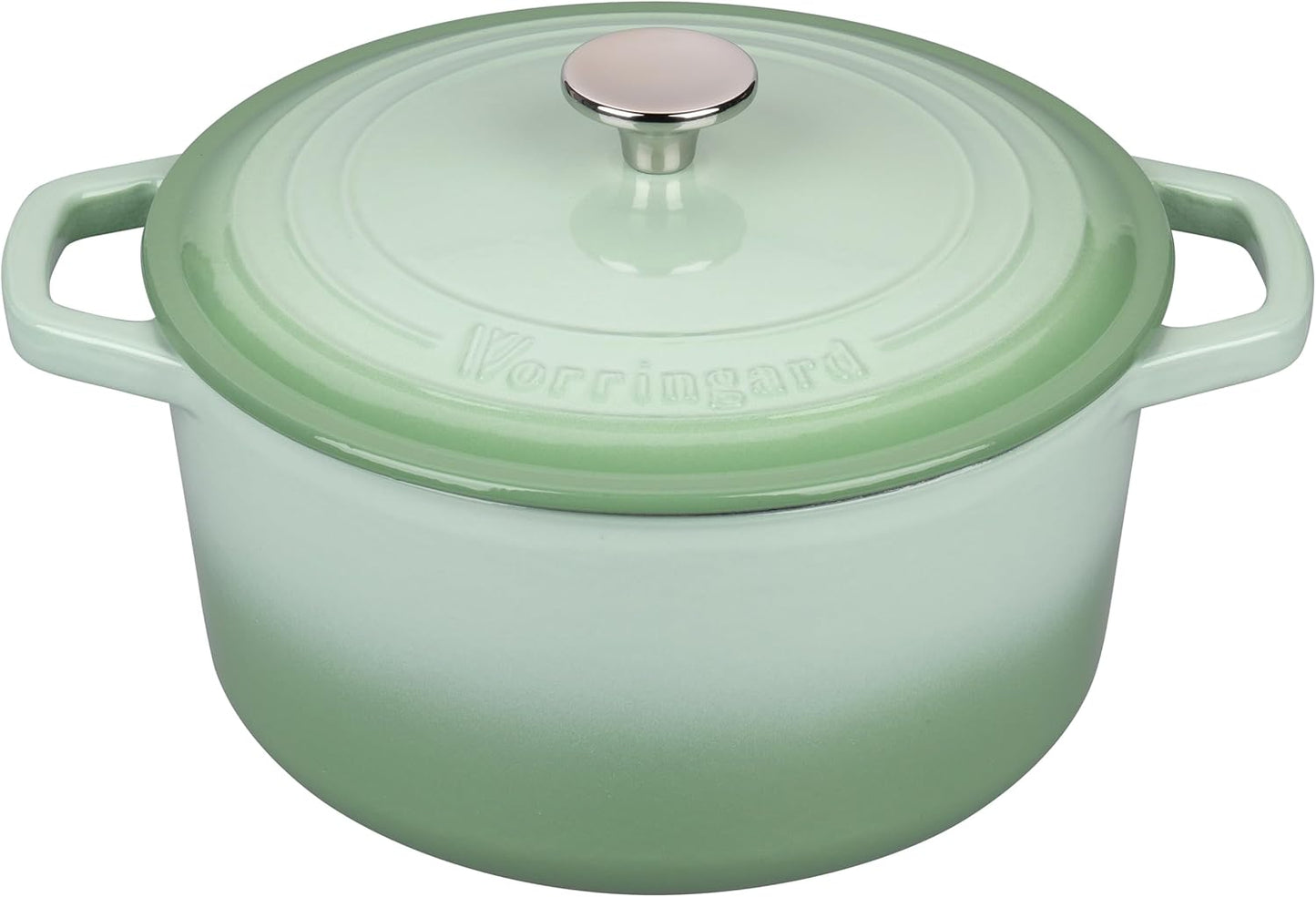 Enameled Cast Iron Dutch Oven Pot with Lid, for Bread Baking, Round Bread Oven- include Sourdough Bread Baking Supplies Set, 4.5QT, Green
