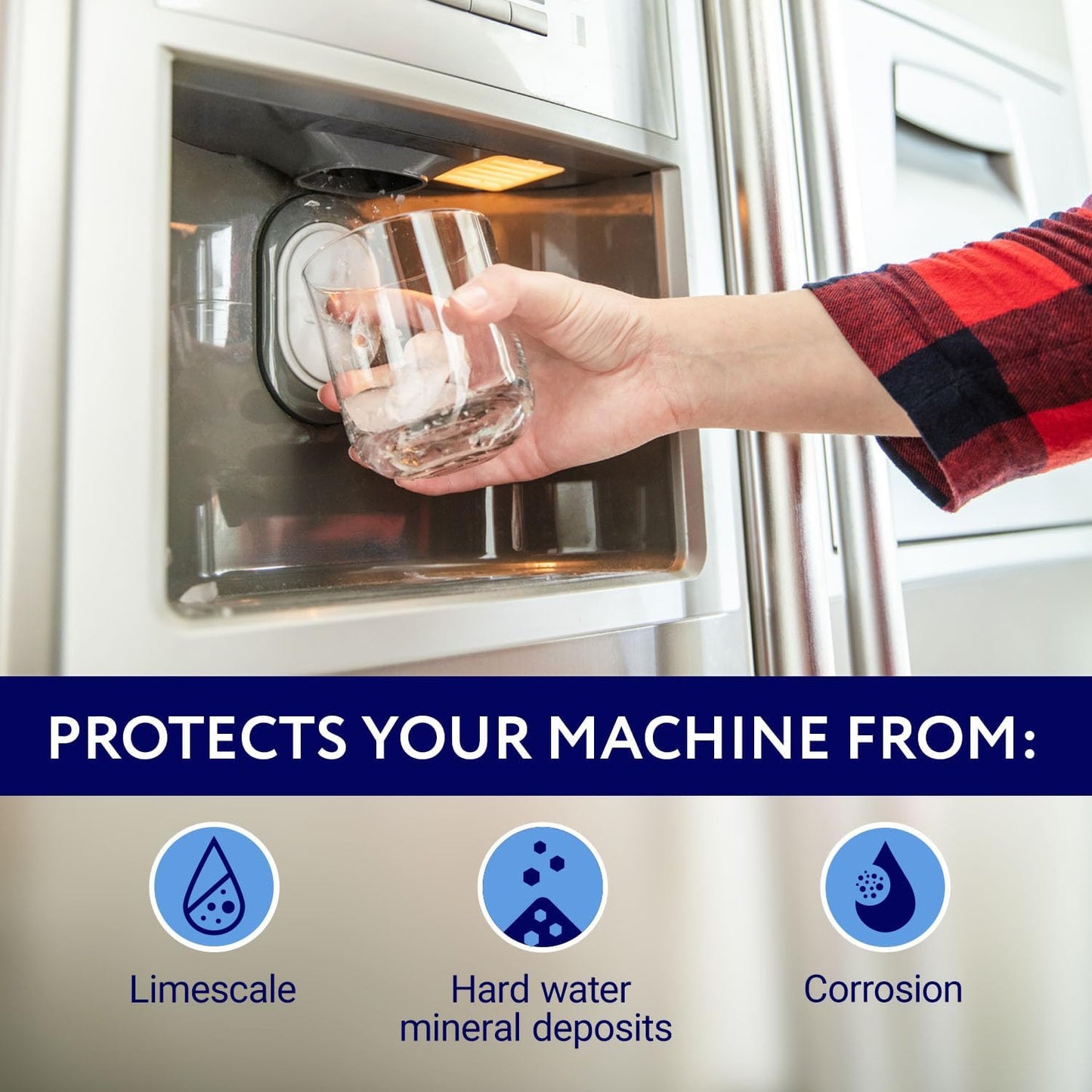 IMPRESA 2-Pack Ice Machine Cleaner/Descaler - 8 Total Uses (4 Uses Per Bottle) - Made in USA Descaling Solution Compatible with Scotsman, Manitowoc, Opal and many others