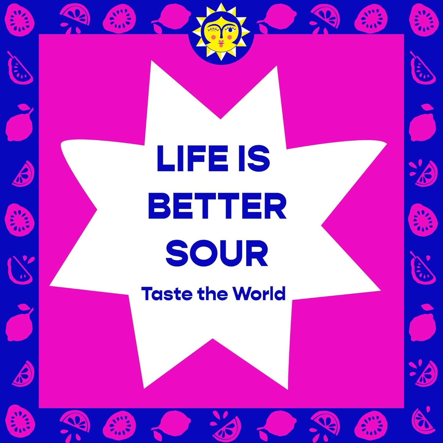 Better Sour Pomegranate Apricot Gummy Stars Candy, Sour Gummies with Bold Fruit Flavor, Mouthwatering Sour Candy Made with Real Fruit Juice, Vegan and Gluten-Free Treats, 10 Pouch Set