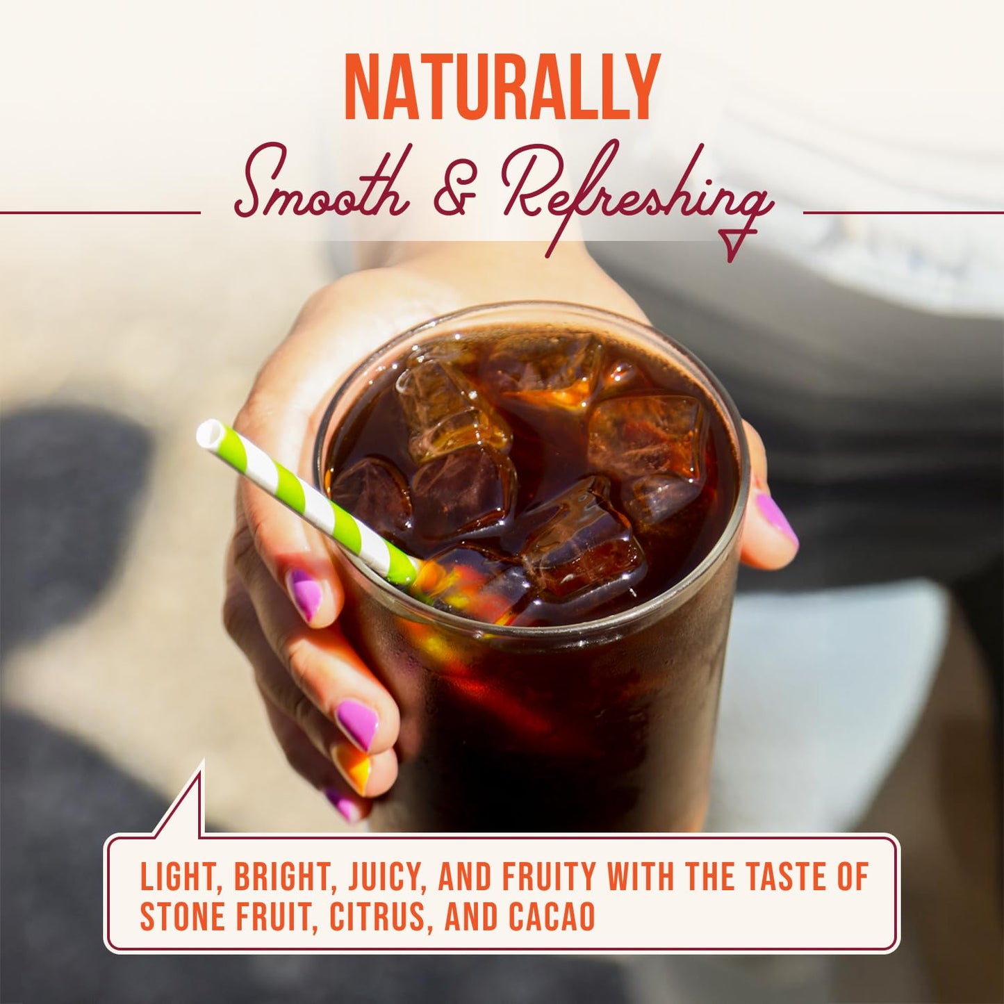 Organic Cold Brew Coffee, 12-Pack – Single Origin Ethiopian, Ready-to-Drink Cans (10 oz Each), Smooth & Fruity Flavor with Citrus, Cacao, and Stone Fruit Notes, 12 Pack