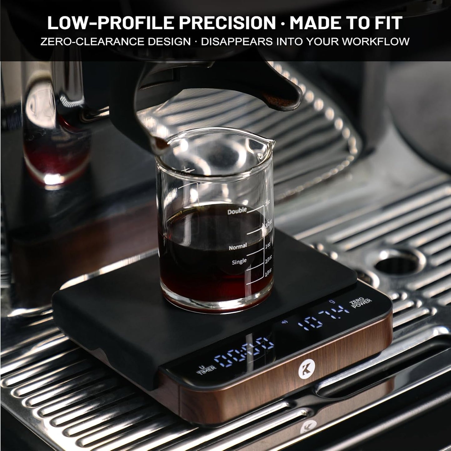 KitchenTour Coffee Scale with Timer (K122-W)