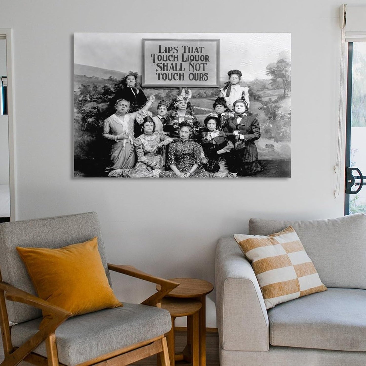 Lips That Touch Liquor Print, Prohibition, Alcohol, Bars And Drinking, Wall Art Canvas Printing Poster, Black And White Vintage Photo, Bar Decoration 12x18inch(30x45cm)