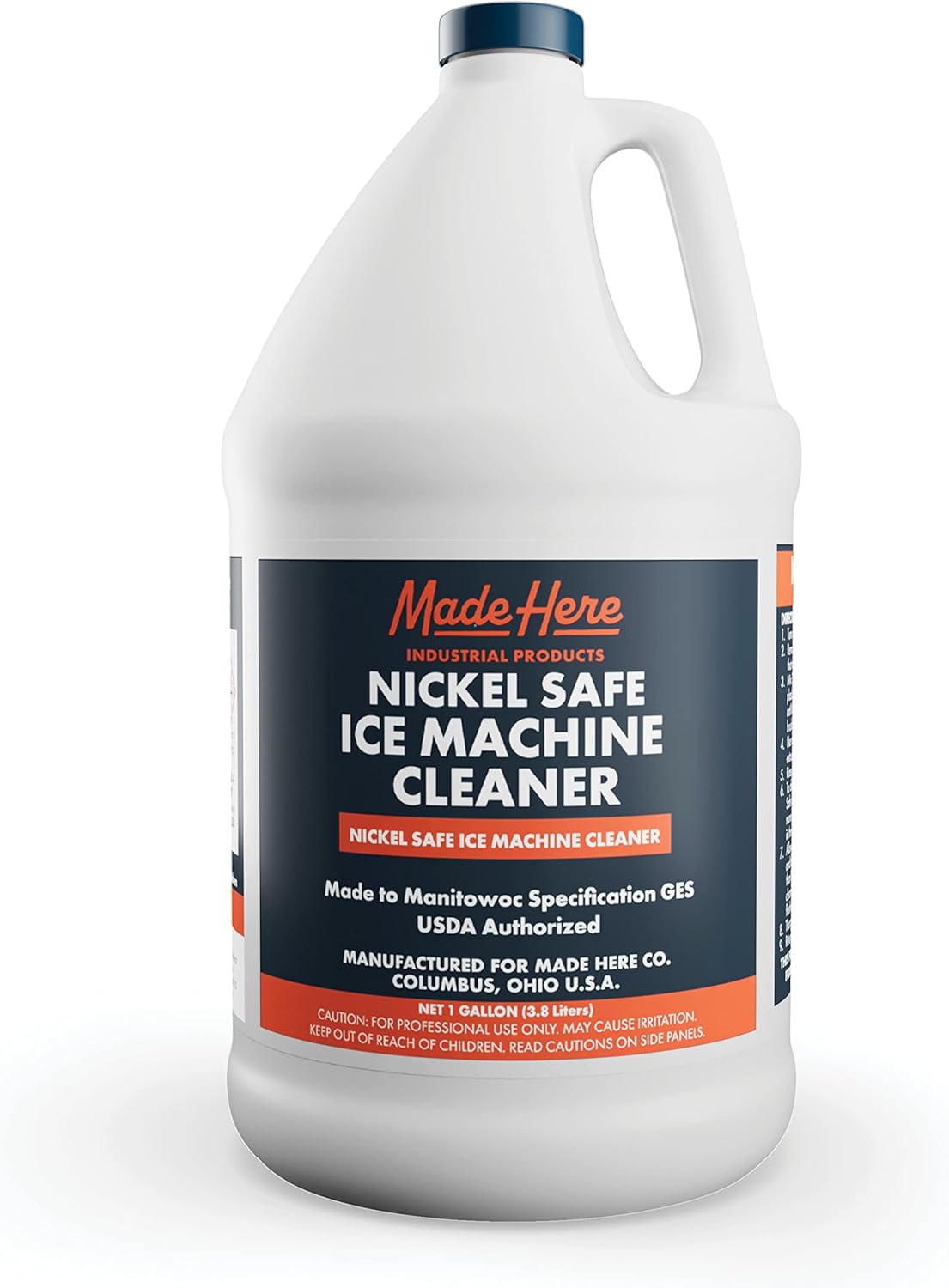 Ice Machine Cleaner - Nickel-Safe Descaler for Effective Cleaning- Ideal for Nickel Components - Ideal for Home or Commercial Use, 1 Gallon, Pack of 1