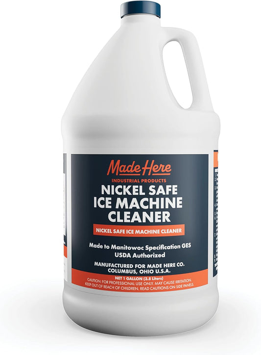 Ice Machine Cleaner - Nickel-Safe Descaler for Effective Cleaning- Ideal for Nickel Components - Ideal for Home or Commercial Use, 1 Gallon, Pack of 1