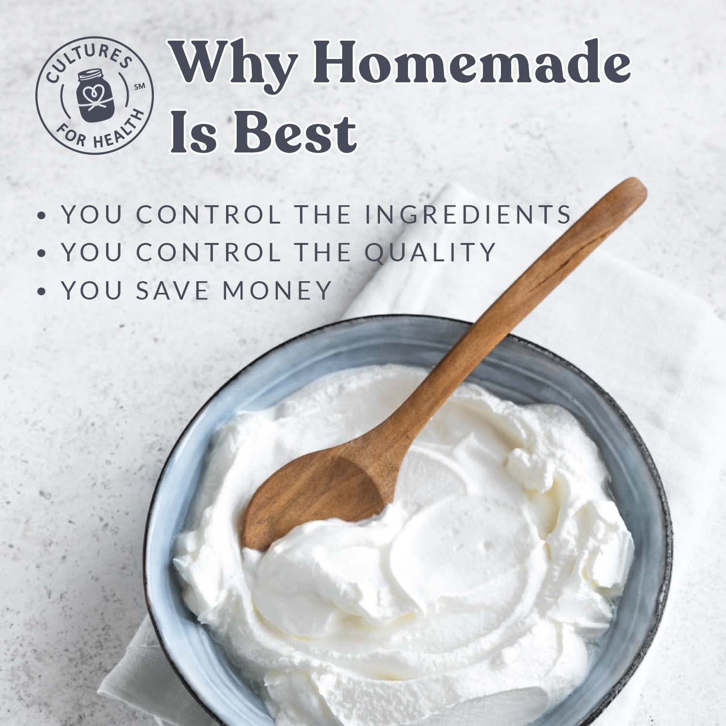 Cultures for Health Vegan Yogurt Starter Culture | 4 Direct-Set Packets | DIY Dairy-Free Yogurt from Plant Milks | Probiotic for Gut Health