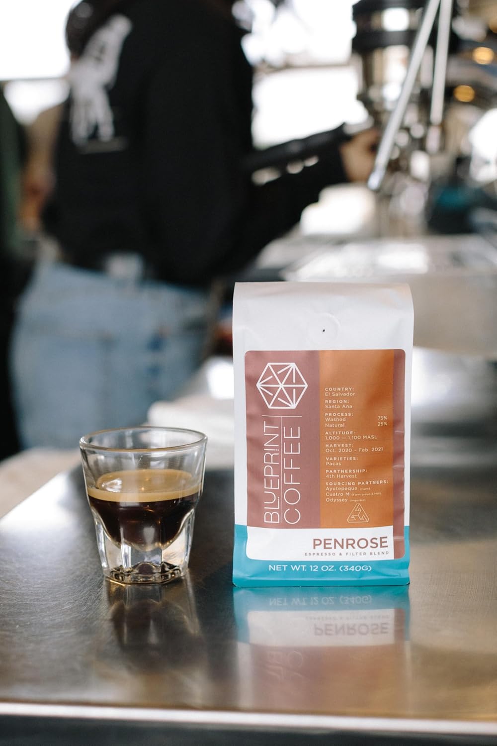 Blueprint Coffee Penrose Espresso Blend Whole Bean Coffee, 2lb