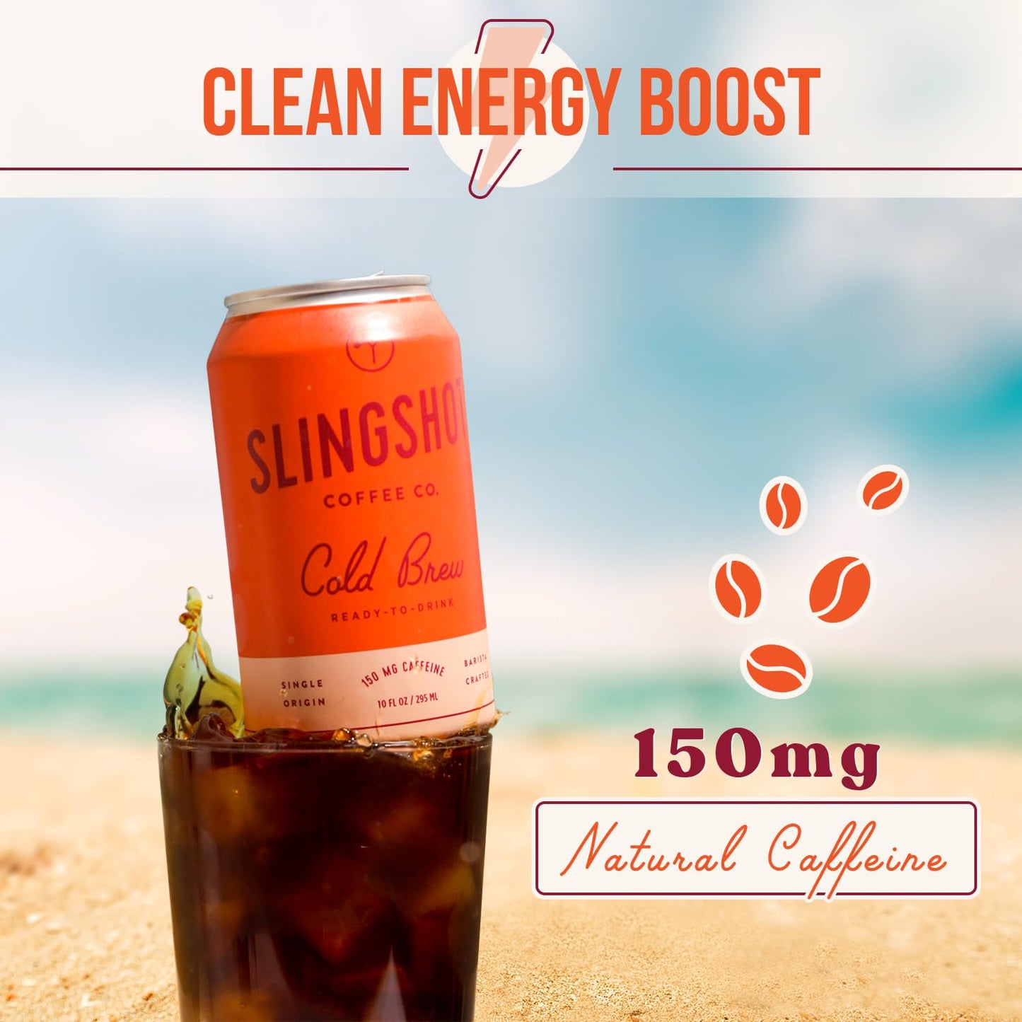 Organic Cold Brew Coffee, 12-Pack – Single Origin Ethiopian, Ready-to-Drink Cans (10 oz Each), Smooth & Fruity Flavor with Citrus, Cacao, and Stone Fruit Notes, 12 Pack