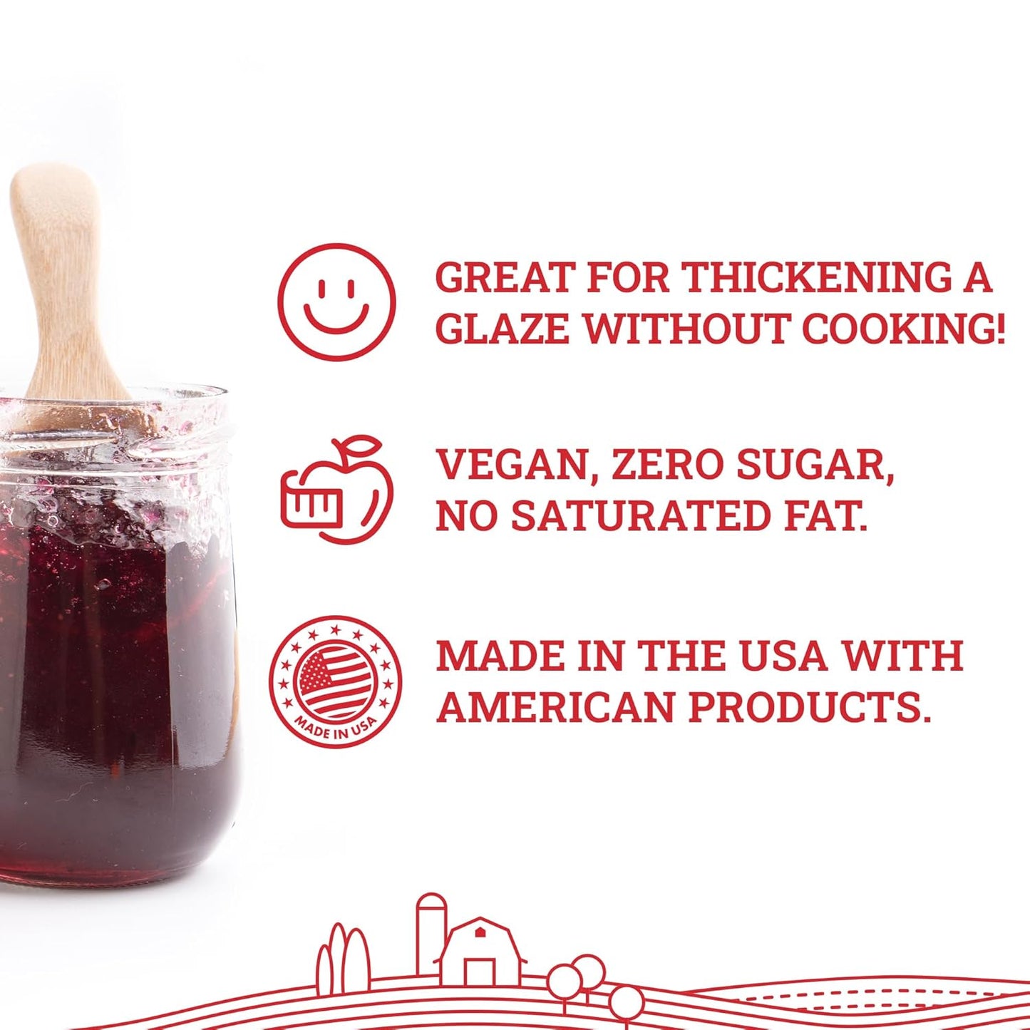 Hoosier Hill Farm Instant Clear Jel Thickening Powder, 1.5LB (Pack of 1)