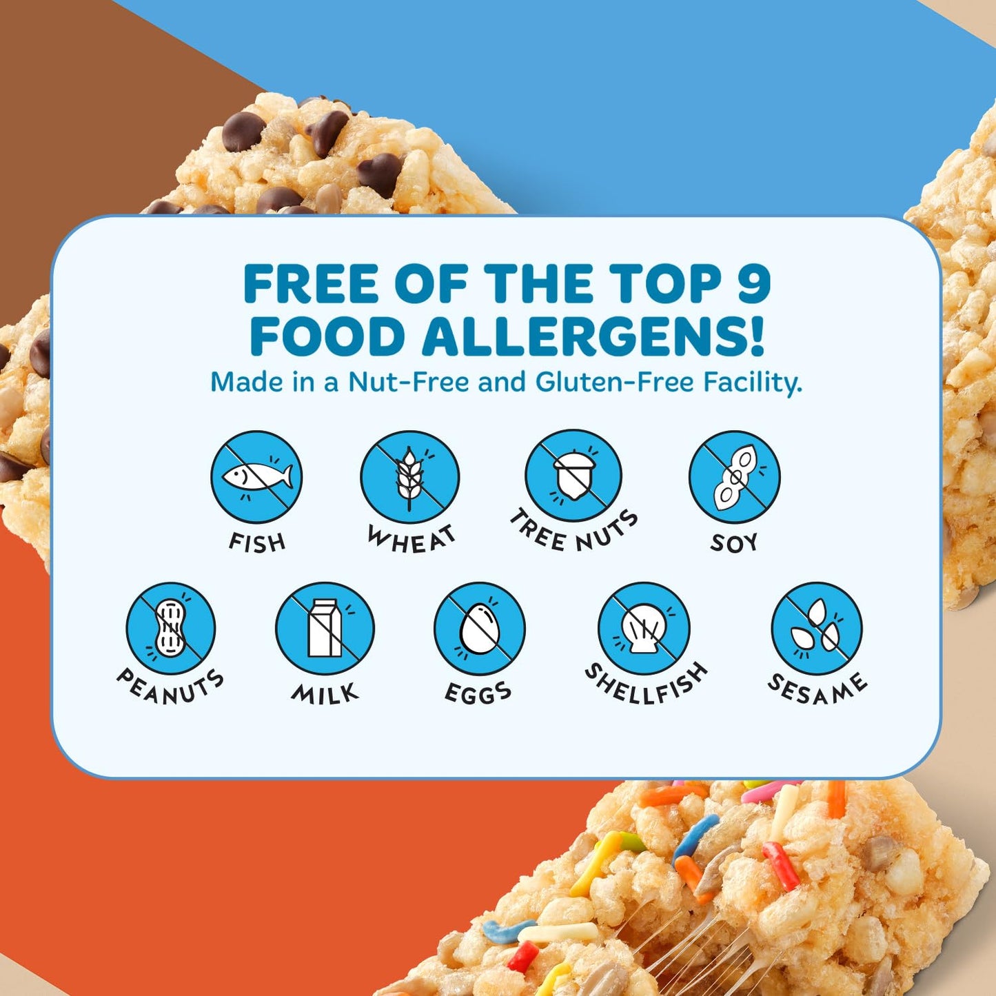 Blake’s Seed Based Crispy Treats – Birthday Cake (24 Count), Nut Free, Gluten Free, Dairy Free & Vegan, Healthy Snacks for Kids or Adults, School Safe, Low Calorie Soy Free Snack