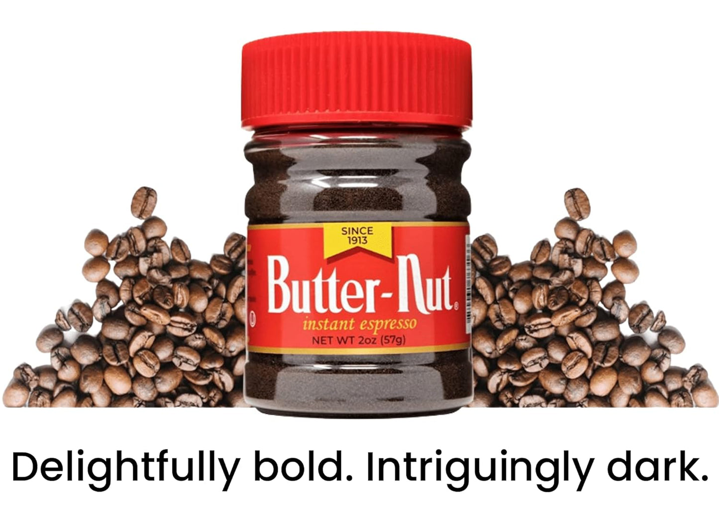 Butter-Nut Instant Espresso Coffee, 2 Ounce (Pack of 12)