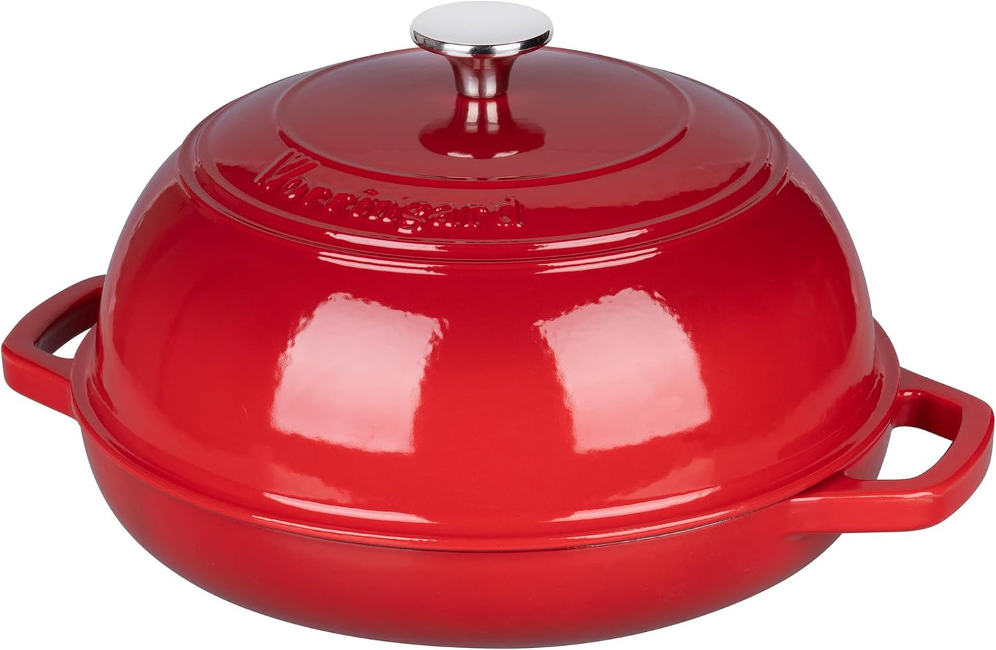 Enameled Cast Iron Dutch Oven Pot with Lid, Bread Oven for Sourdough Bread Baking, Dutch Ovens with Bread Proofing Basket& Baking Supplies Set, 6 Quart, Red