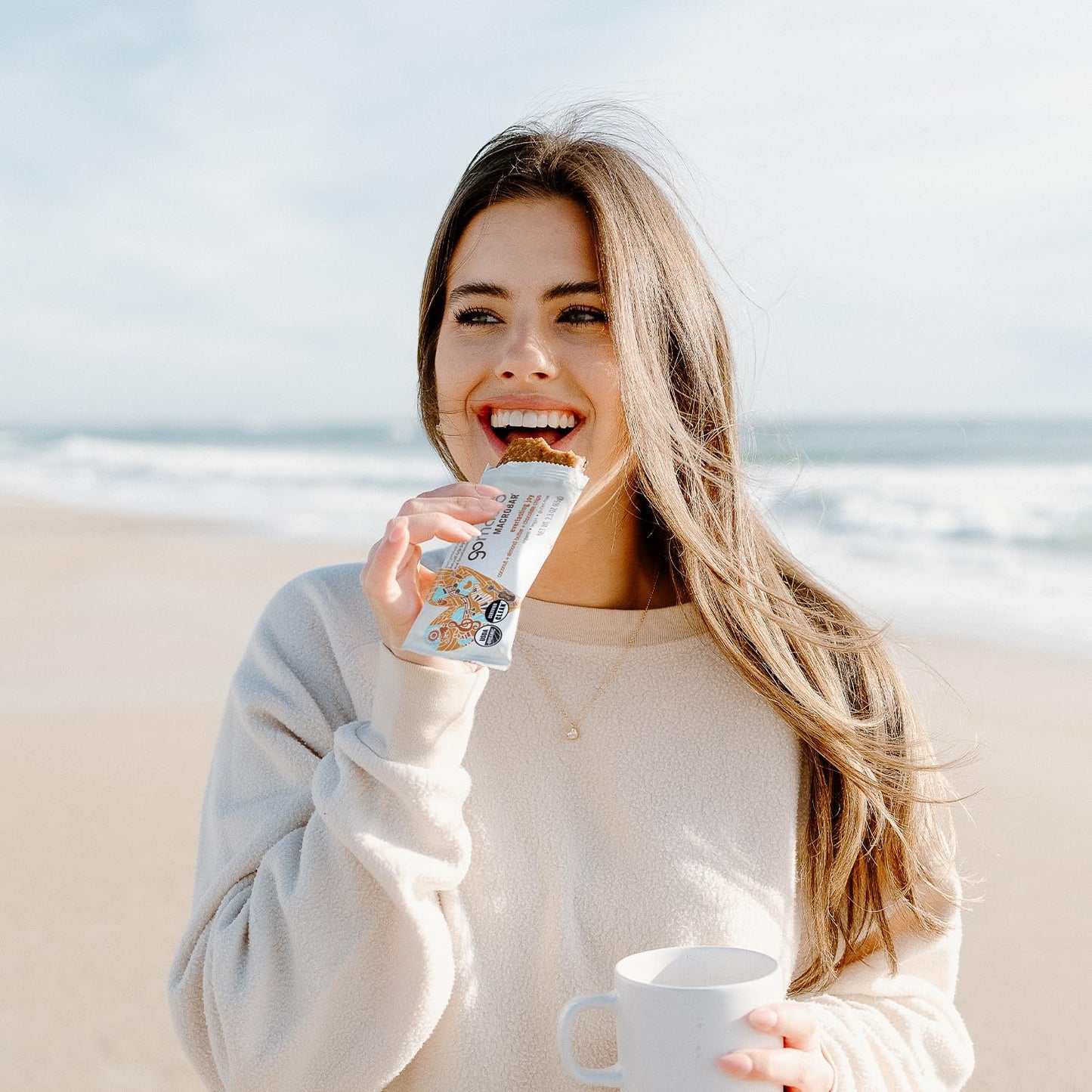 GoMacro MacroBar Organic Vegan Protein Bars - Coconut + Almond Butter + Chocolate Chips (2.3 Ounce Bars, 12 Count)