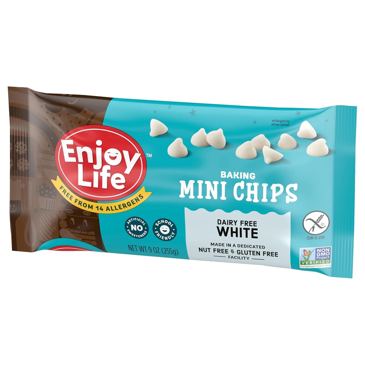 Enjoy Life Baking White Chocolate Mini Chips, 9oz Bag