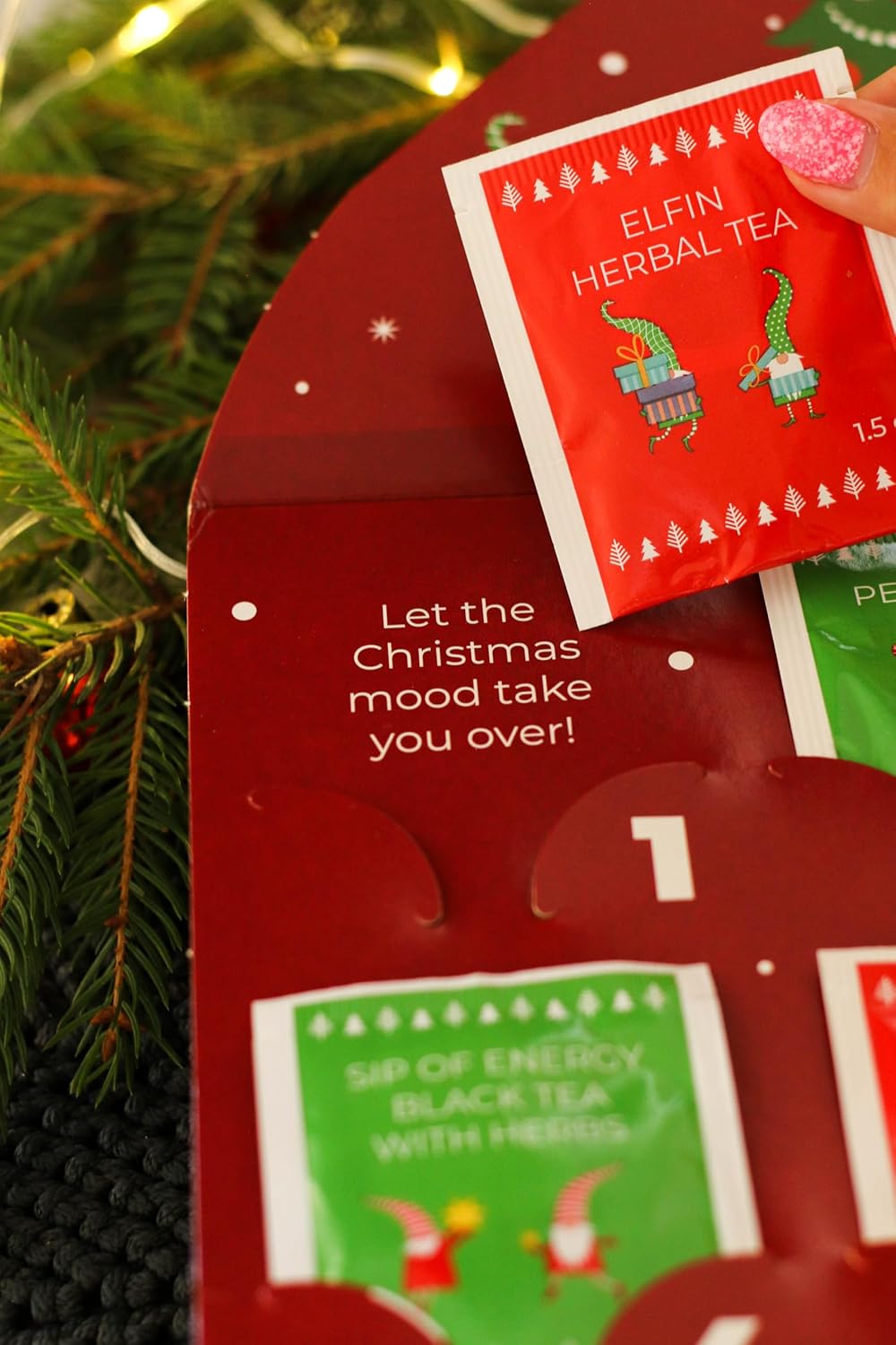 Tea Advent Calendar 2025 Elfin by Acorus - 8 Christmasy flavors – 24 tea bags For The Christmas Countdown - Gift Idea For Christmas - Limited Edition