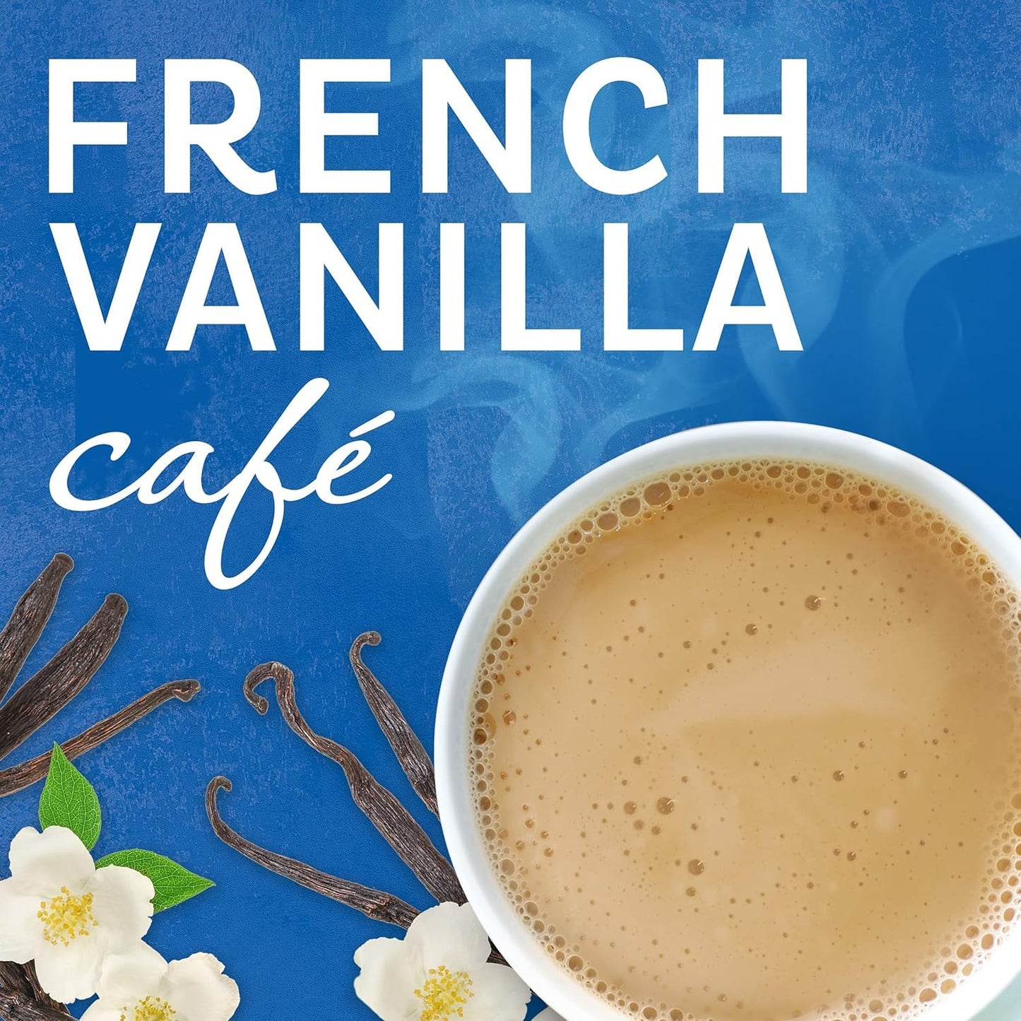 Maxwell House International Vanilla Caramel Latte Mix 8.7 Oz + Instant French Vanilla Cafe 8.4 Oz (Variety Pack)