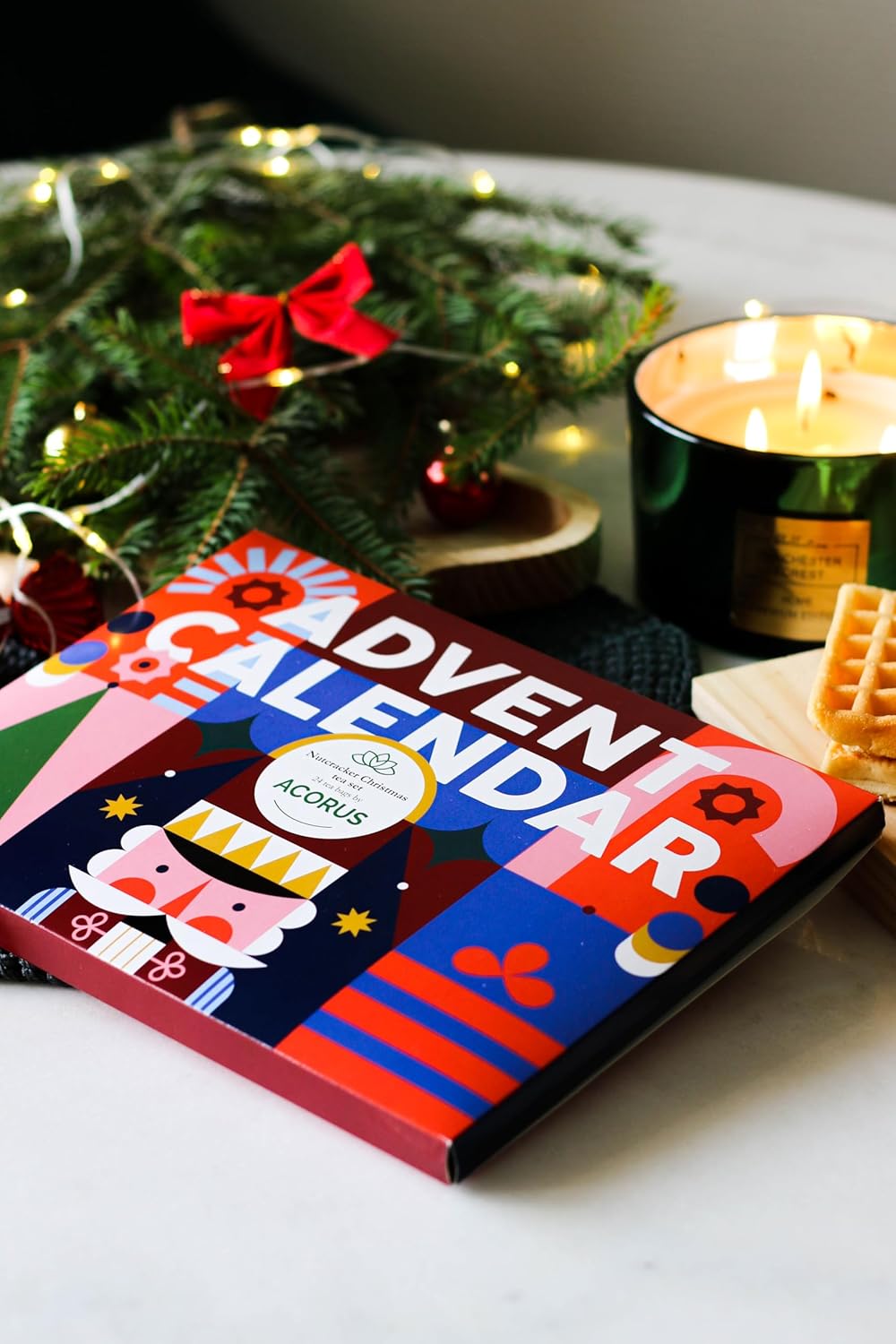 Tea Advent Calendar 2025 Nutcracker by Acorus- 6 Christmasy flavors – 24 tea bags For The Christmas Countdown - Gift Idea For Christmas - Limited Edition