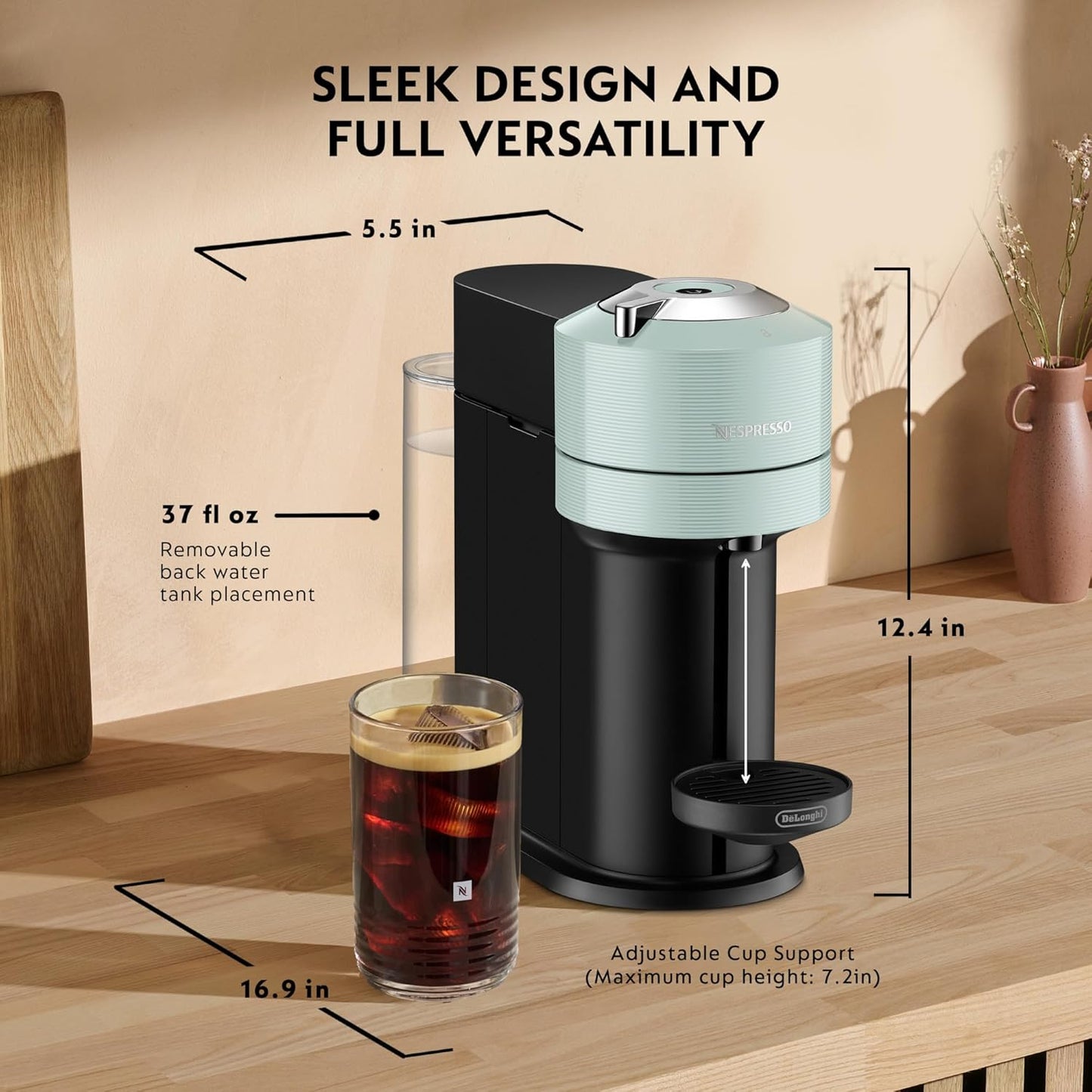 Nespresso Vertuo Next Coffee and Espresso Maker by De'Longhi