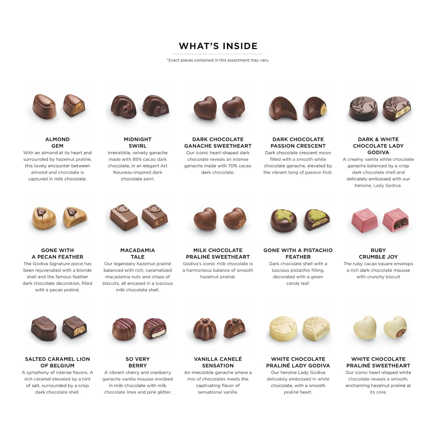 Godiva Gold Assorted Chocolate Gift Box, Belgian Dark and Milk Chocolates with Pralinés, Ganaches & Caramels, Gourmet Gift for Birthdays, Holidays, Non-GMO & Kosher, 30 Pc