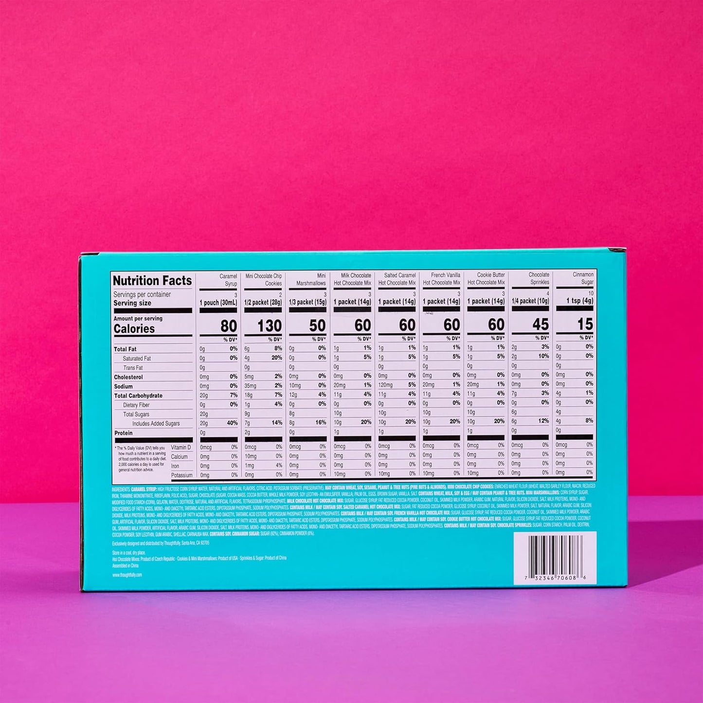 BomBombs, Mini Hot Cocoa Bar, Includes 12 Mini Servings of Gourmet Hot Chocolate Mix in 4 Fun Flavors with Toppings and Hot Cocoa Cups