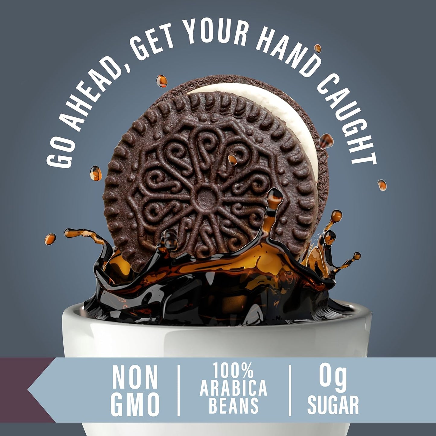 Cookie Jar Sandwich Cookie Coffee Pods, 40 Single-Serve Pods, Compatible with Keurig K Cup Brewers, Convenient Brewing, Smooth Aroma