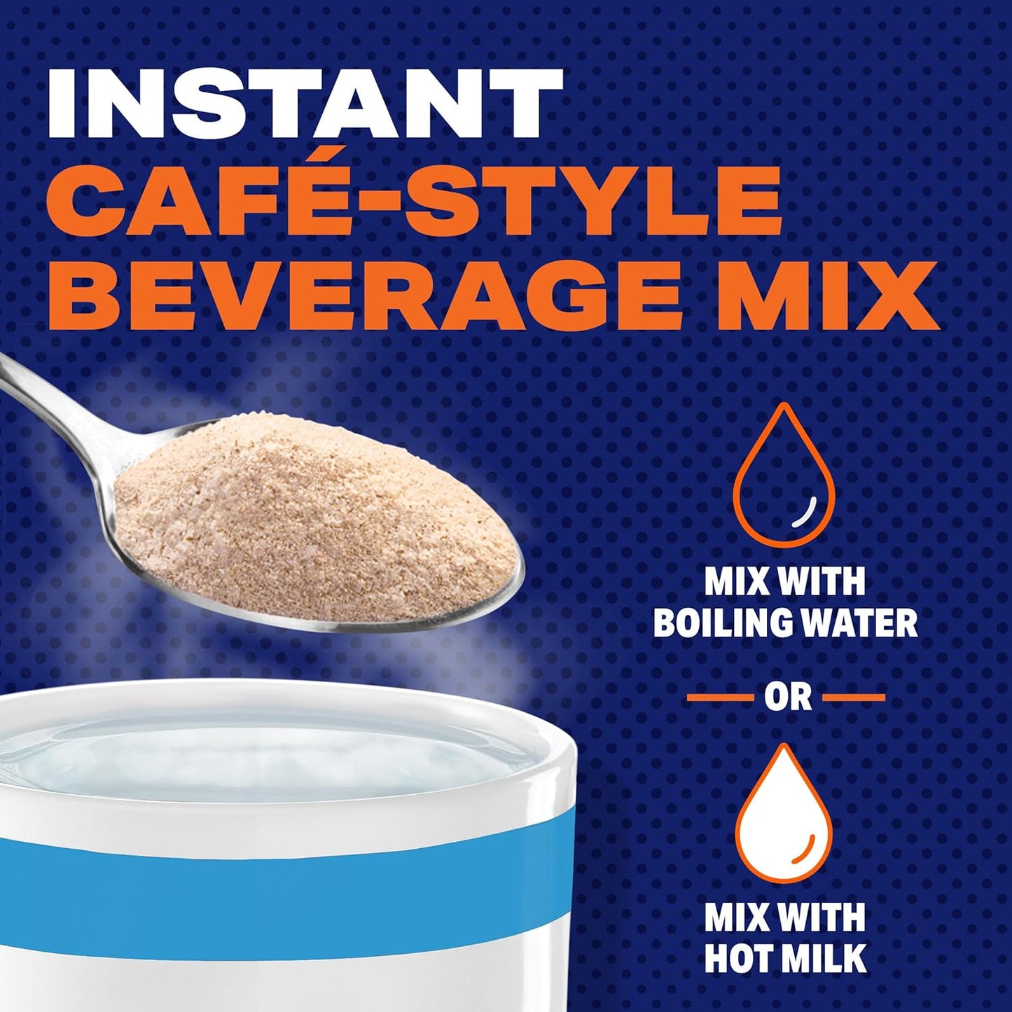 Maxwell House Instant Cafe-Style Beverage Mix, Decaf and Sugar Free, Easy to Prepare, 1 Canister, for Quick Morning Coffee or Afternoon Treat, French Vanilla Cafe, Kosher Dairy, 4.3 oz