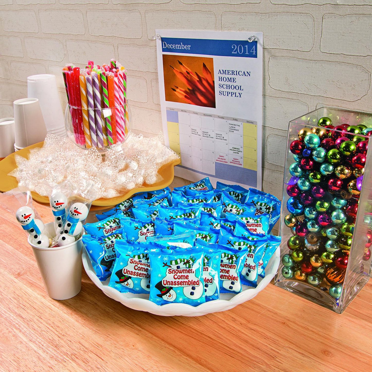 Fun Express Mini Marshmallows for Hot Chocolate - 54 Individual Packets Vanilla Marshmallow Candy | Hot Cocoa Bar Supplies & Toppings for Christmas Holiday Festivities & Stocking Stuffers