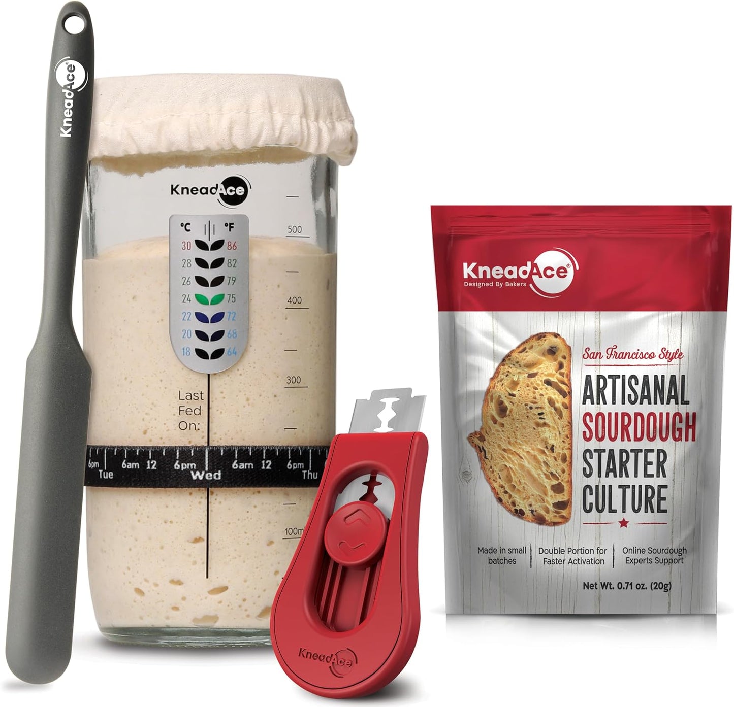 The Ultimate Sourdough Starter and Scoring Kit: Elevate Your Baking with KneadAce
