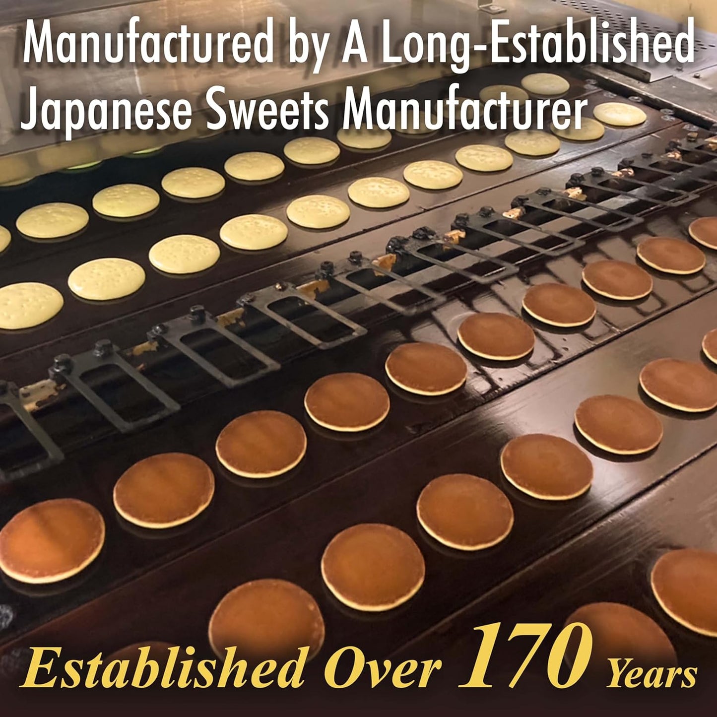 YAMASAN KYOTO UJI Dorayaki Japanese Red Bean Pancake, Traditional Japanese Wagashi Sweets, Cute Mini Size, Individually Wrapped, No Coloring, Made in Japan 184g/6.49oz