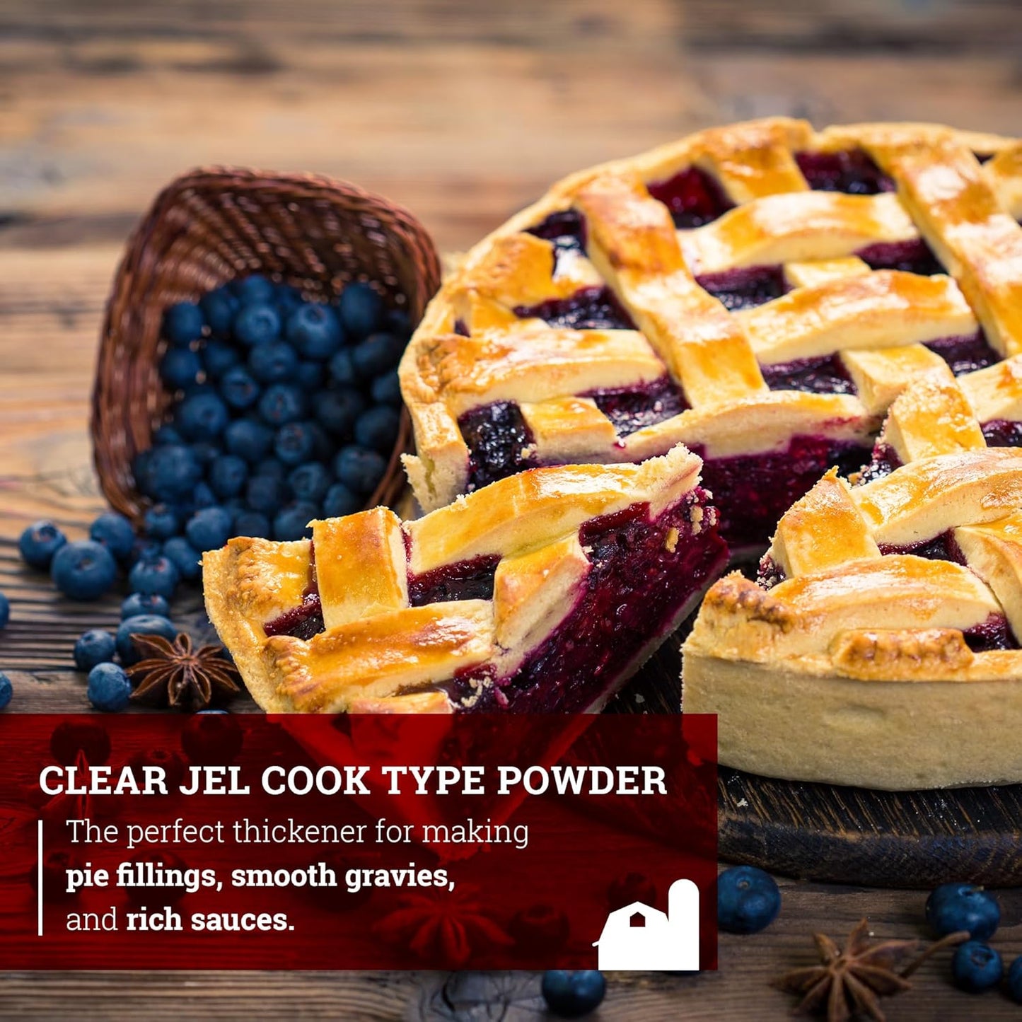 Hoosier Hill Farm Clear Jel Thickener (Cook-Type), 2.75LB (Pack of 1)