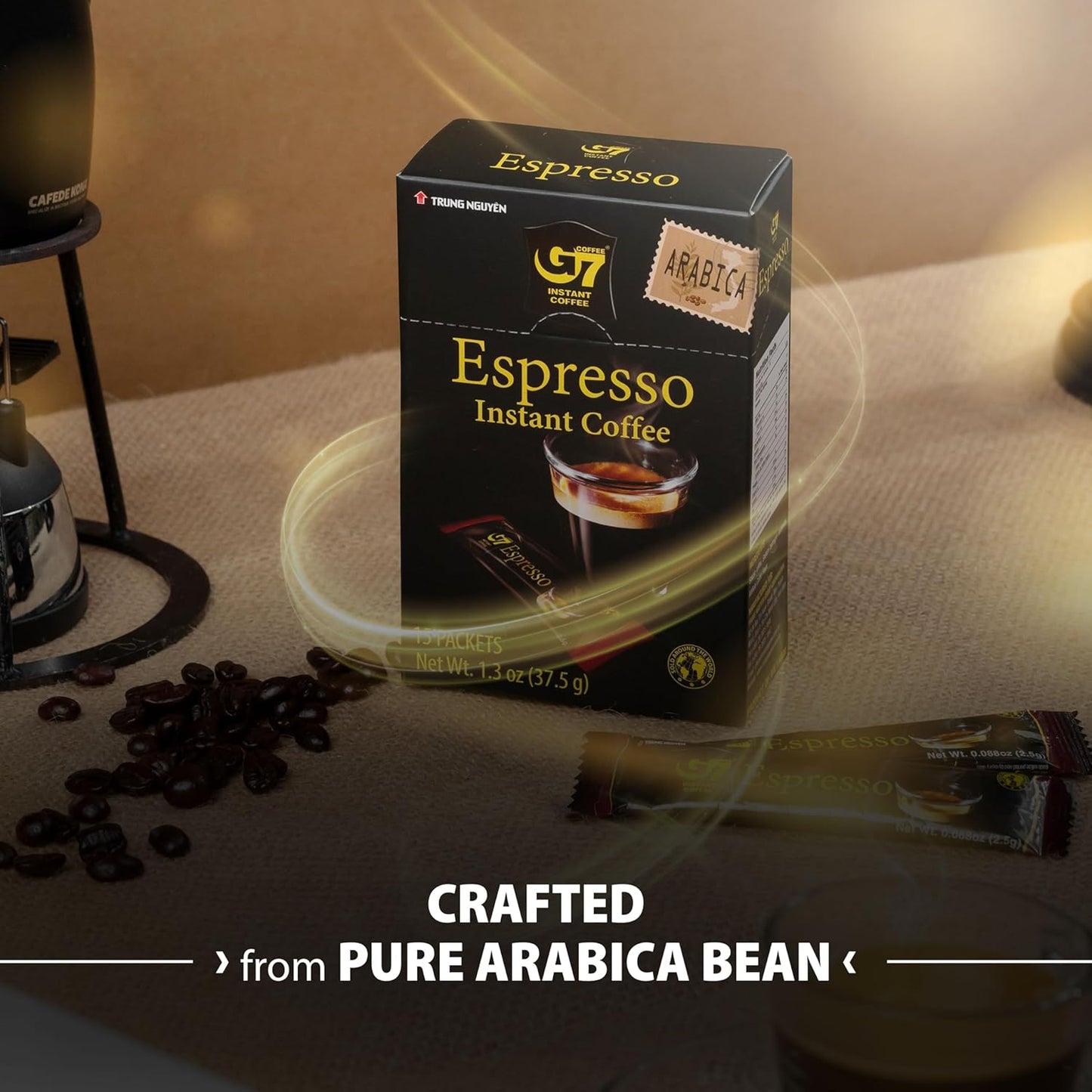 Bundle of Pure Black and Espresso Instant Coffee