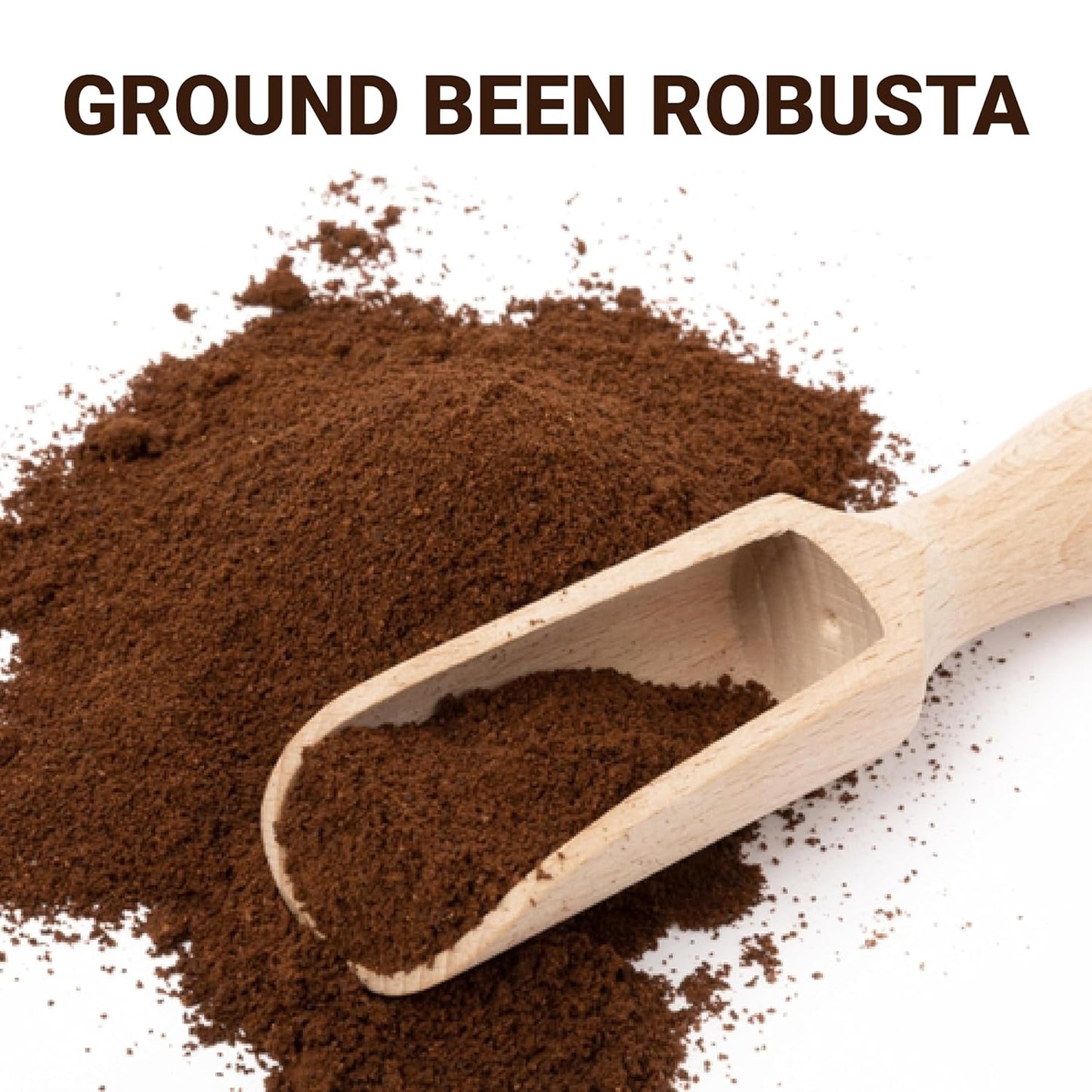 doanhdang - 17.6 Oz Premium Robusta Ground Bean Coffee, 100% Robusta Medium Roast, Rich Flavor for Espresso Shot and Brew, Origin from Vietnam, Ground Med Roast Beans