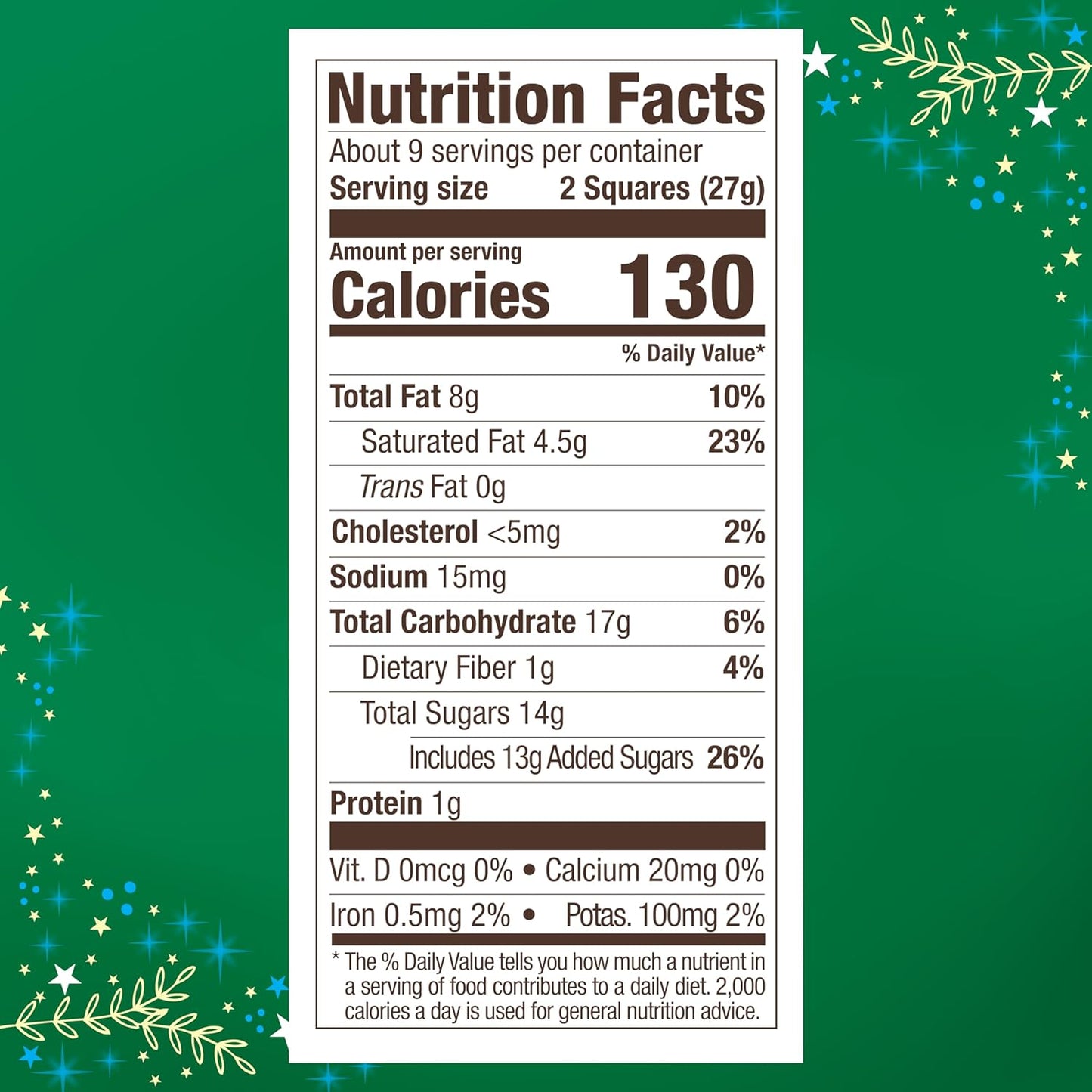 GHIRARDELLI Holiday Classic Chocolate Assortment SQUARES – Limited Edition Milk & Dark Chocolate Candy with Caramel and Mint Flavors, Individually Wrapped, 8.6 oz Bag