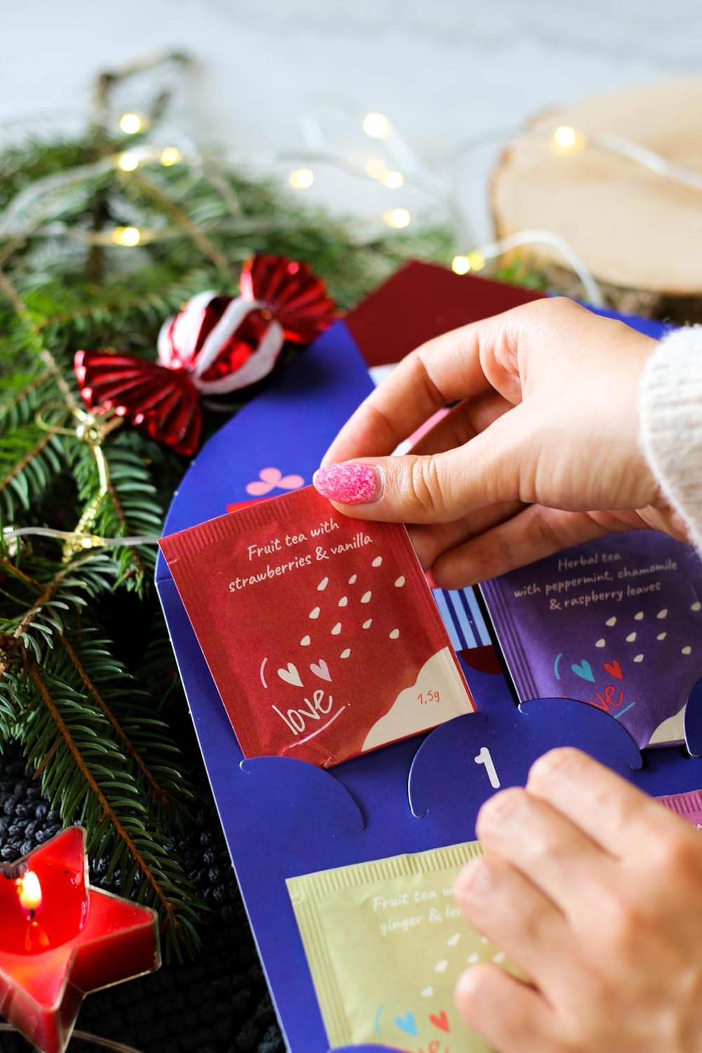 Tea Advent Calendar 2025 Nutcracker by Acorus- 6 Christmasy flavors – 24 tea bags For The Christmas Countdown - Gift Idea For Christmas - Limited Edition