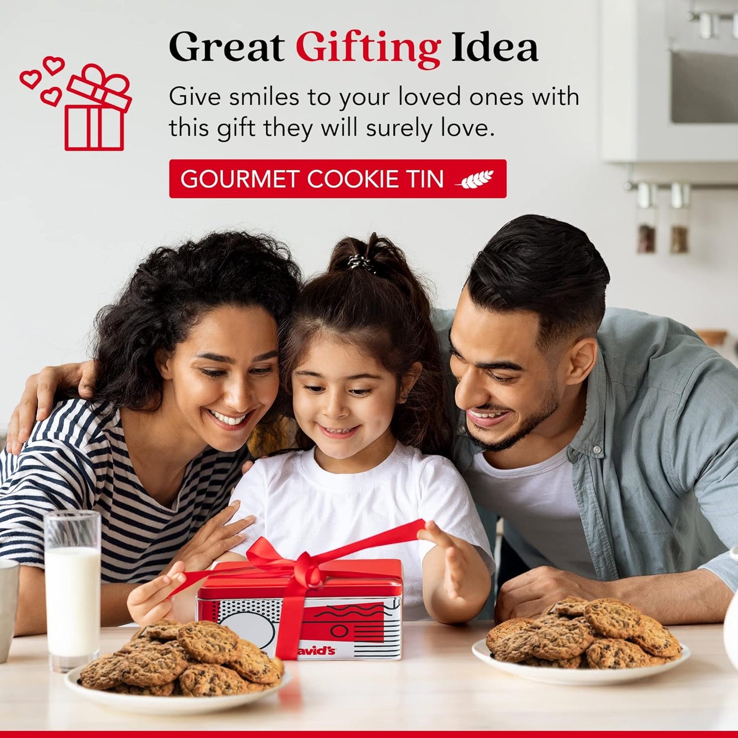 David's Cookies 2lbs Oatmeal Raisin Fresh Baked Cookies - Delectable & Premium Ingredients - No Added Preservatives Cookie Gift Basket