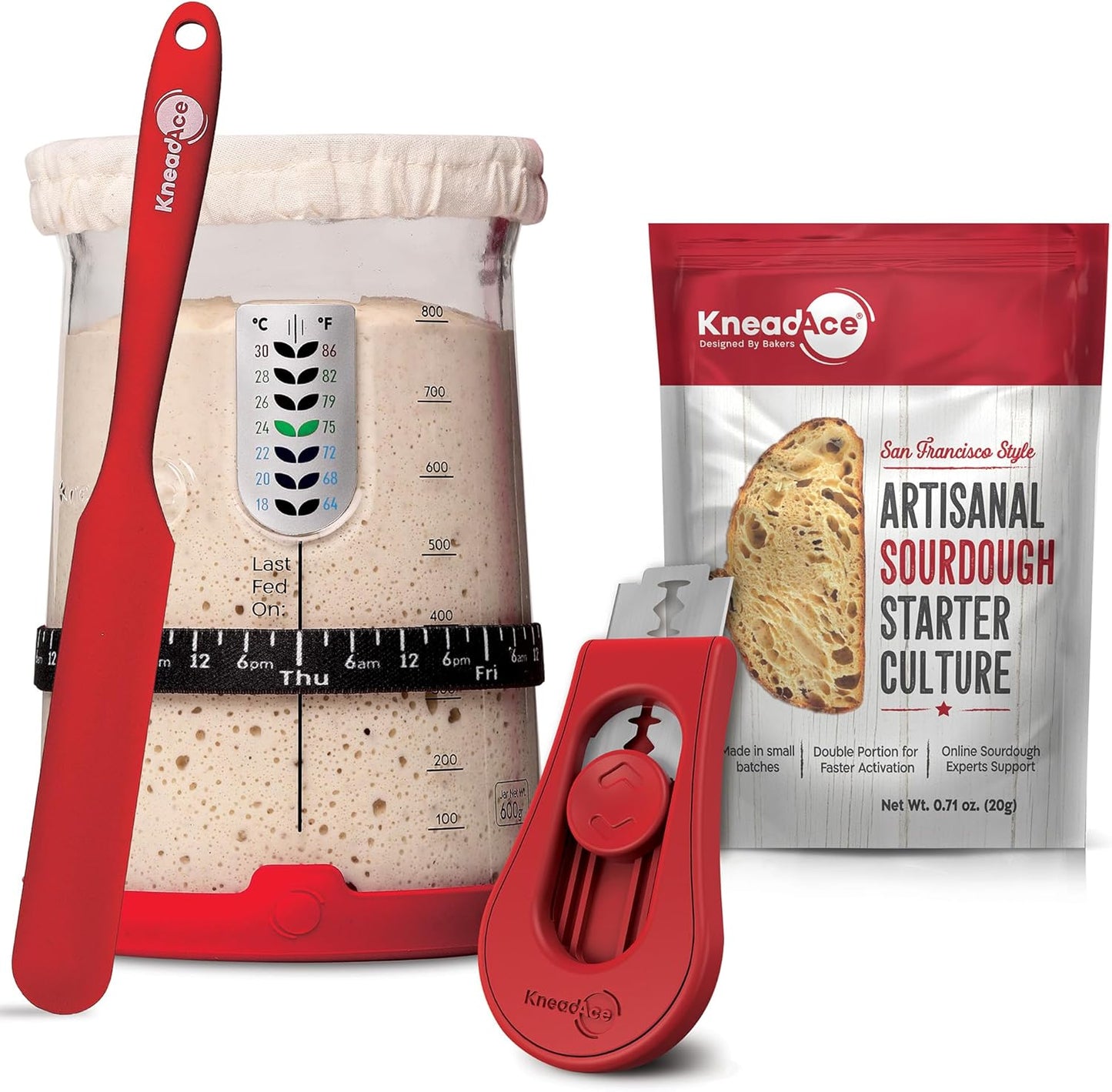 The Ultimate Pro Sourdough Starter and Scoring Kit: Elevate Your Baking with KneadAce
