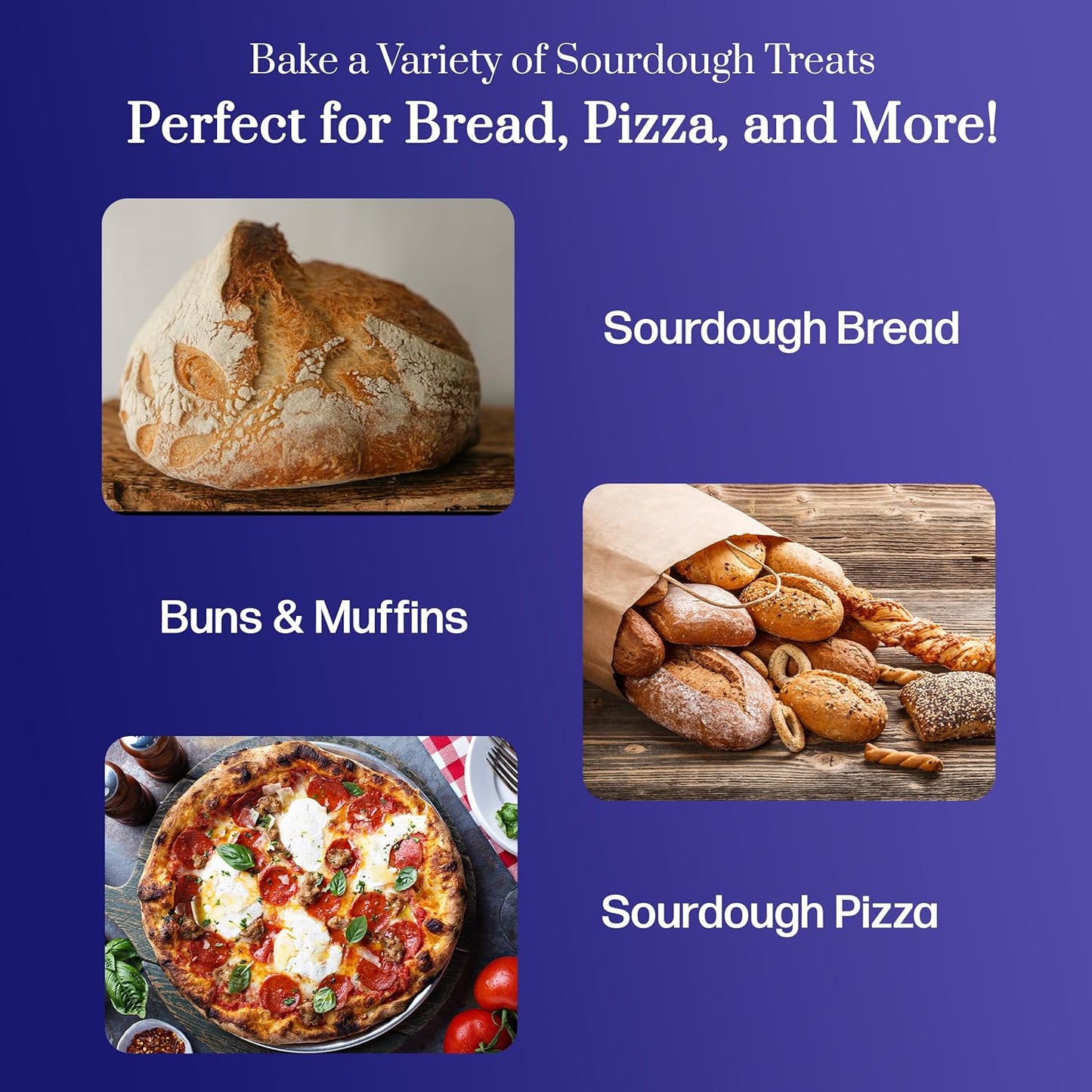 Mature Sourdough Starter Culture – 100+ Years Old Dehydrated Sourdough Starter Kit for Delicious Homemade Sourdough Bread – All-Natural and Organic - Beginner Friendly, Fast reactivation and Expert Support