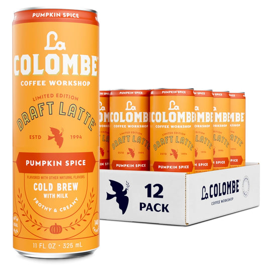 La Colombe Coffee, Pumpkin Spice Latte, 11 fl oz Cans (Pack of 12)