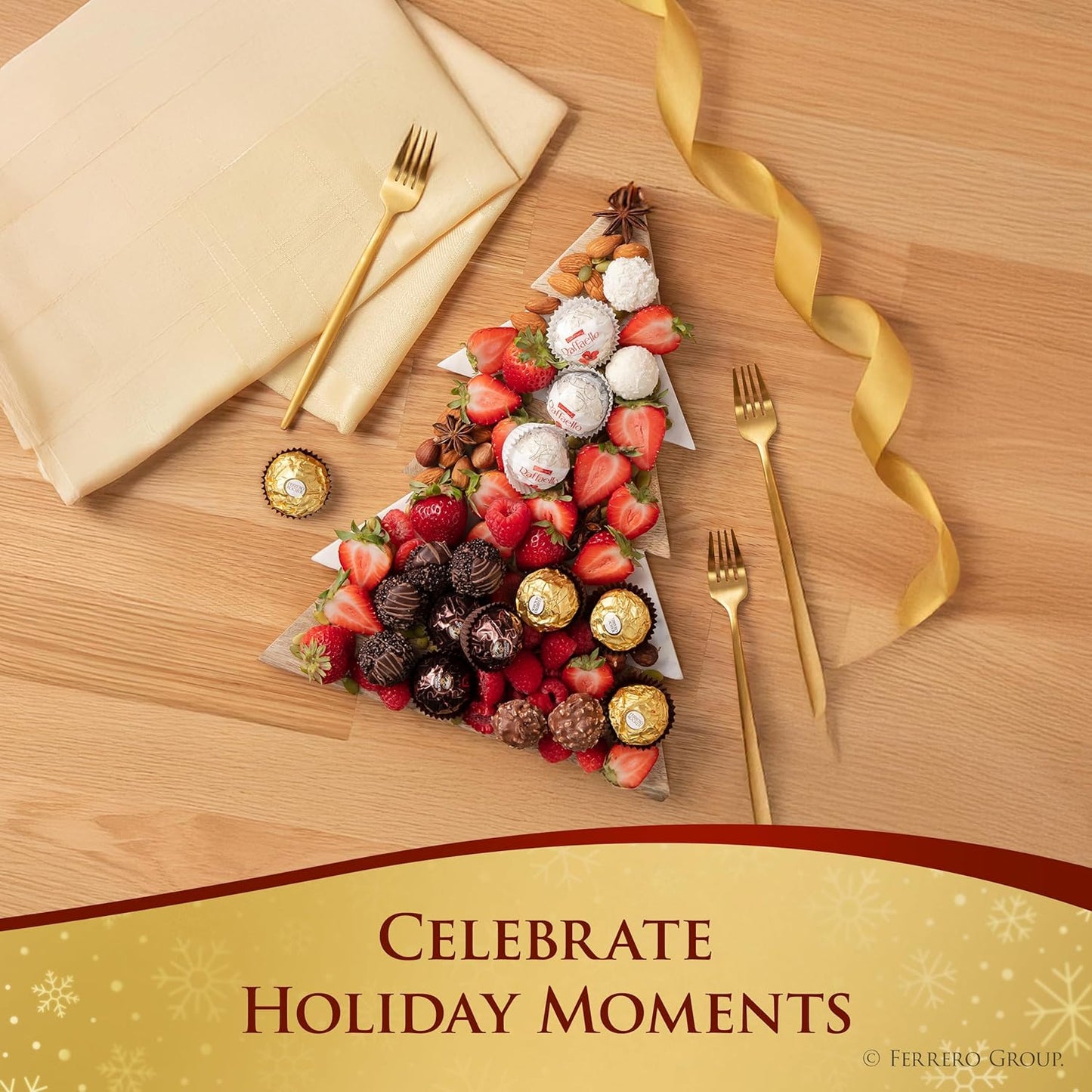 Ferrero Collection, 48 Count, Premium Gourmet Assorted Hazelnut Milk Chocolate, Dark Chocolate and Coconut, 18.2 oz