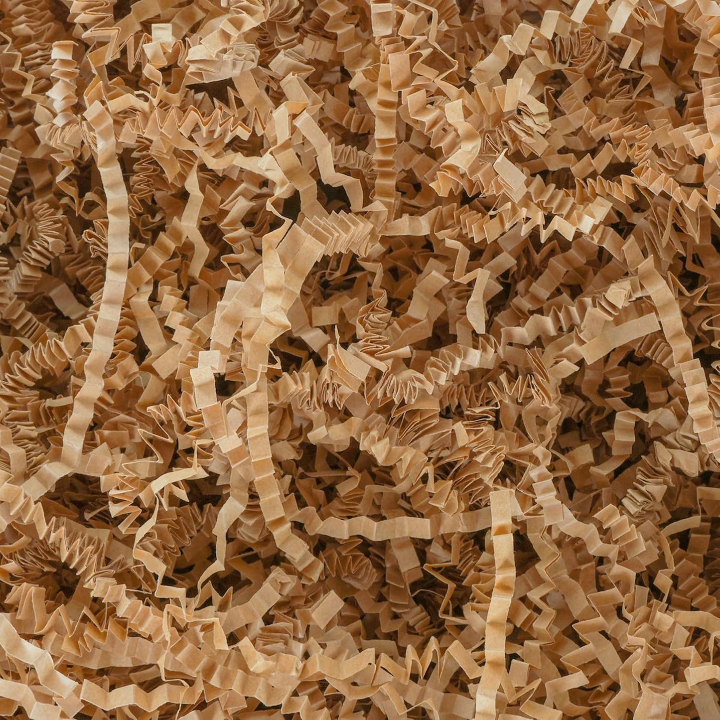 LWWTBS Crinkle Cut Paper 7oz Shredded Packing Grass Cushion Paper for Gift Baskets Christmas Wedding Birthday Bridesmaid Engagement Craft Gift boxes Bags Filler (Brown)