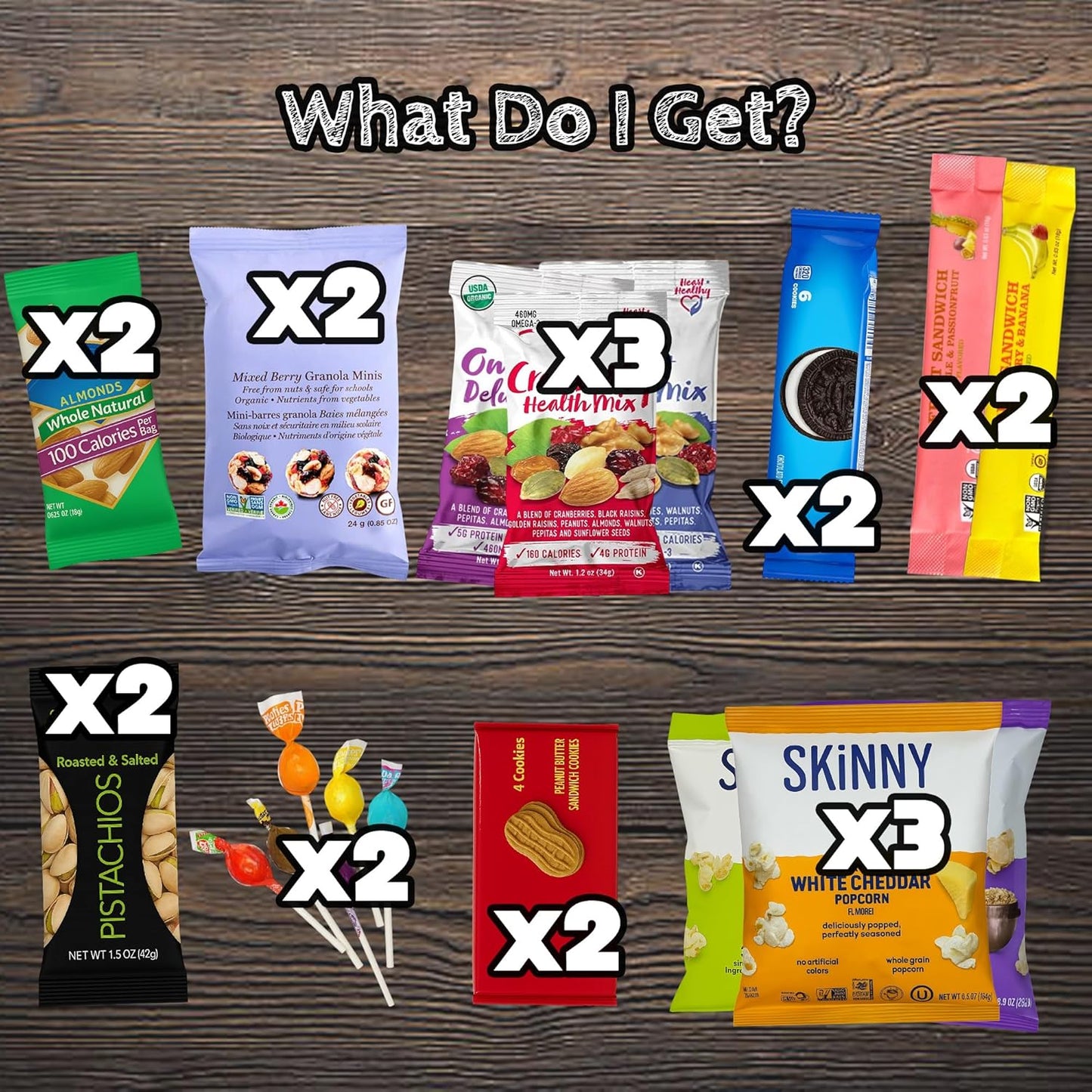 Vegan & Gluten‑Free Snack Variety Pack – Care Package with 40 Count Dairy‑Free, Non‑GMO Treats – Chips, Fruit Snacks & Bars for Adults and Kids by Stuff Your Sack