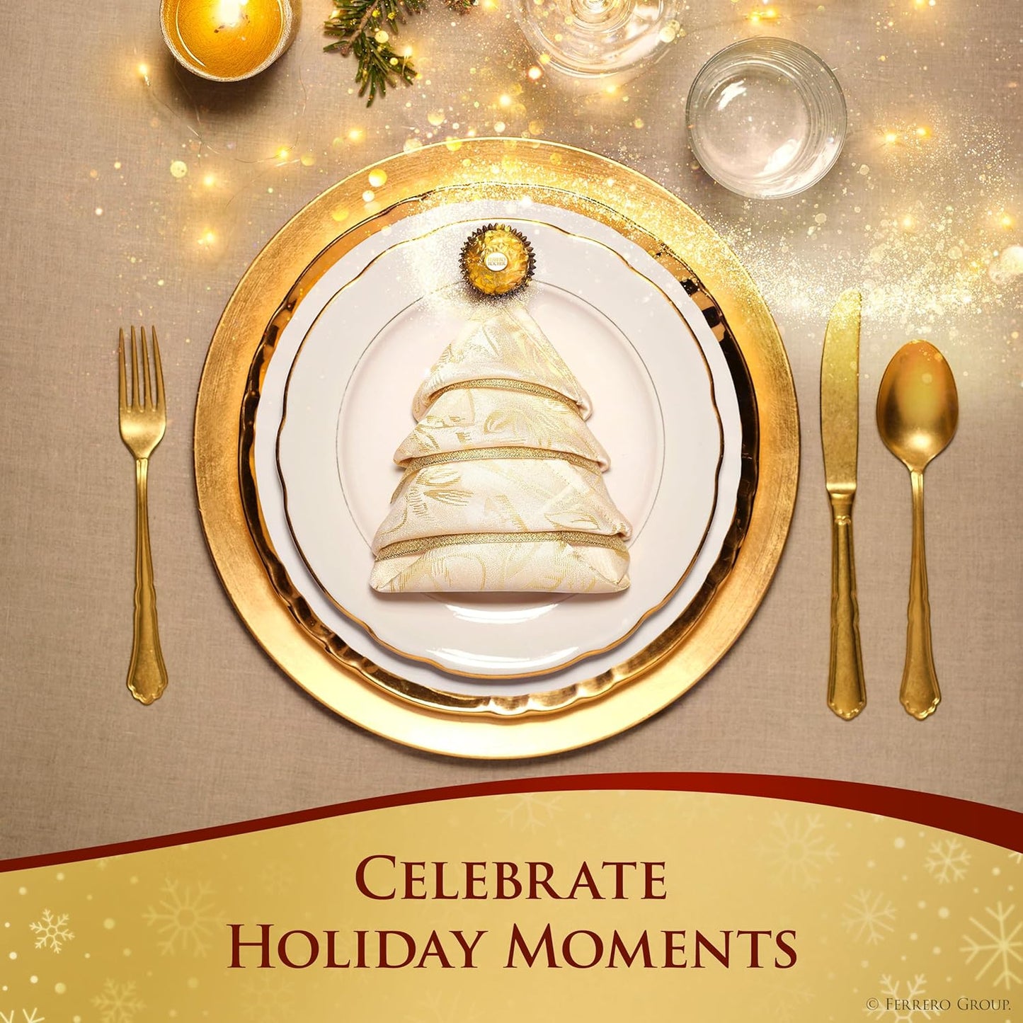 Ferrero Rocher, 42 Count, Premium Milk Chocolate Hazelnut, Chocolates for Gifting, 18.5 oz