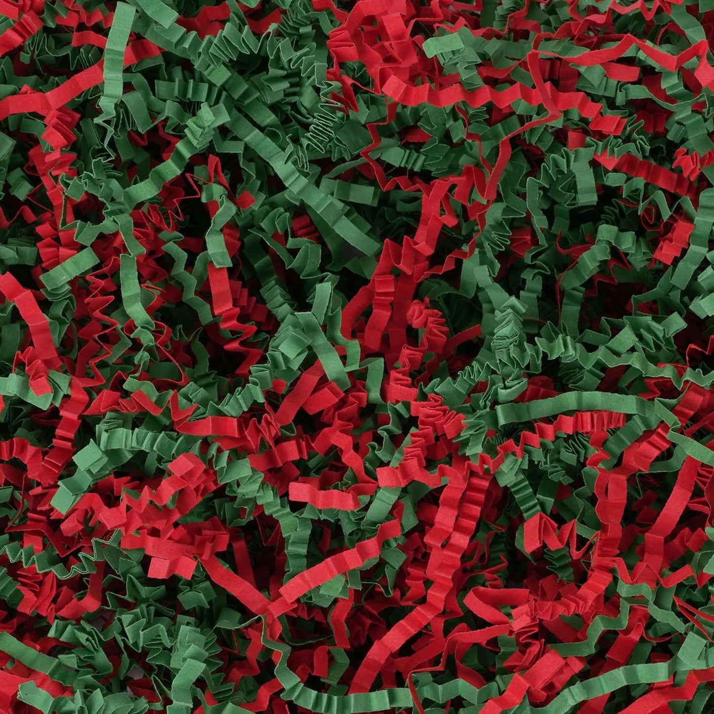 LWWTBS Crinkle Cut Paper 7oz Shredded Packing Grass Cushion Paper for Gift Baskets Christmas Wedding Birthday Bridesmaid Engagement Craft Gift boxes Bags Filler (Christmas)